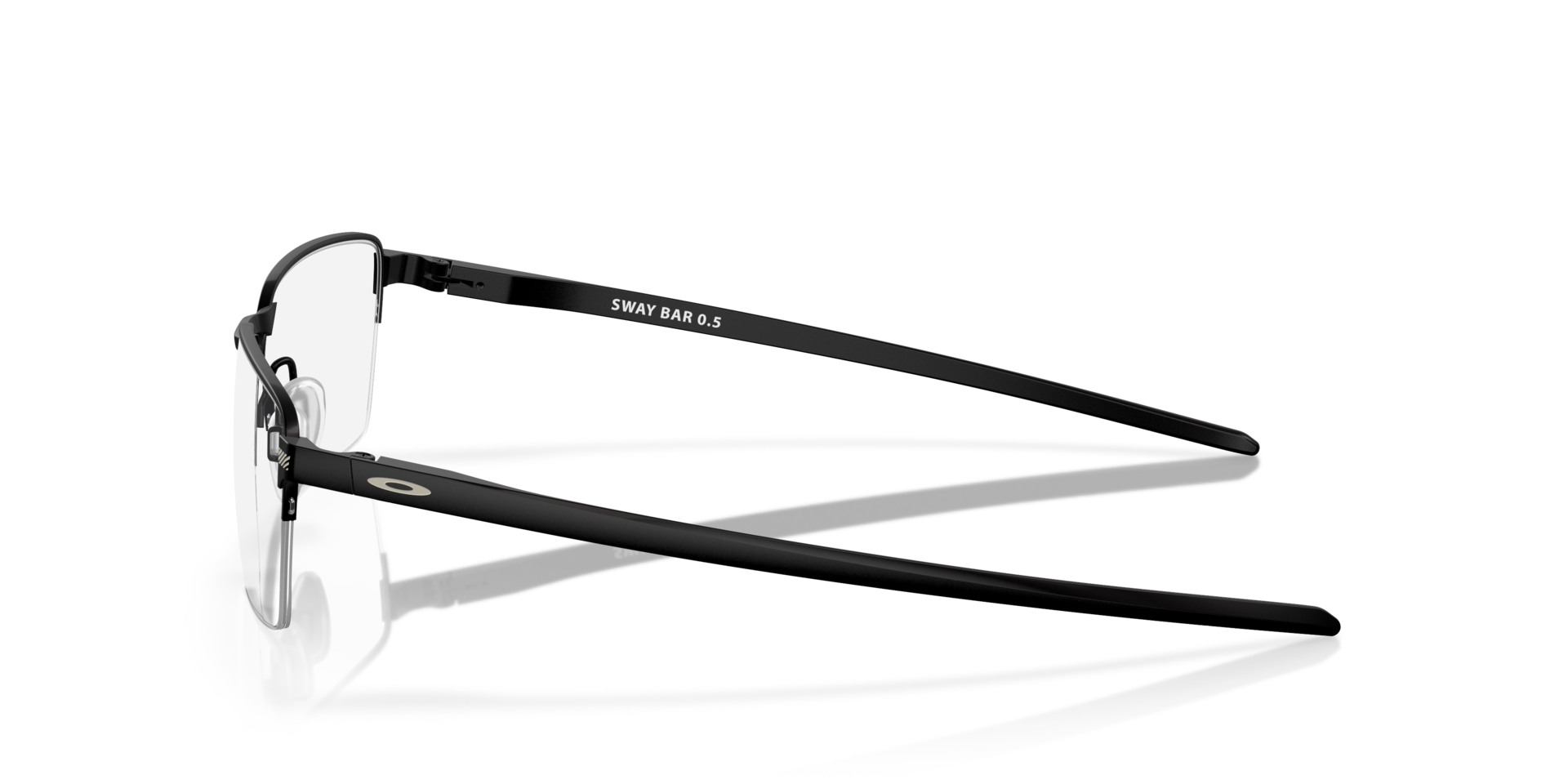 Sway Bar 0.5 Satin Black TitaniumEyeglass Frames for Glasses Direct, Side View