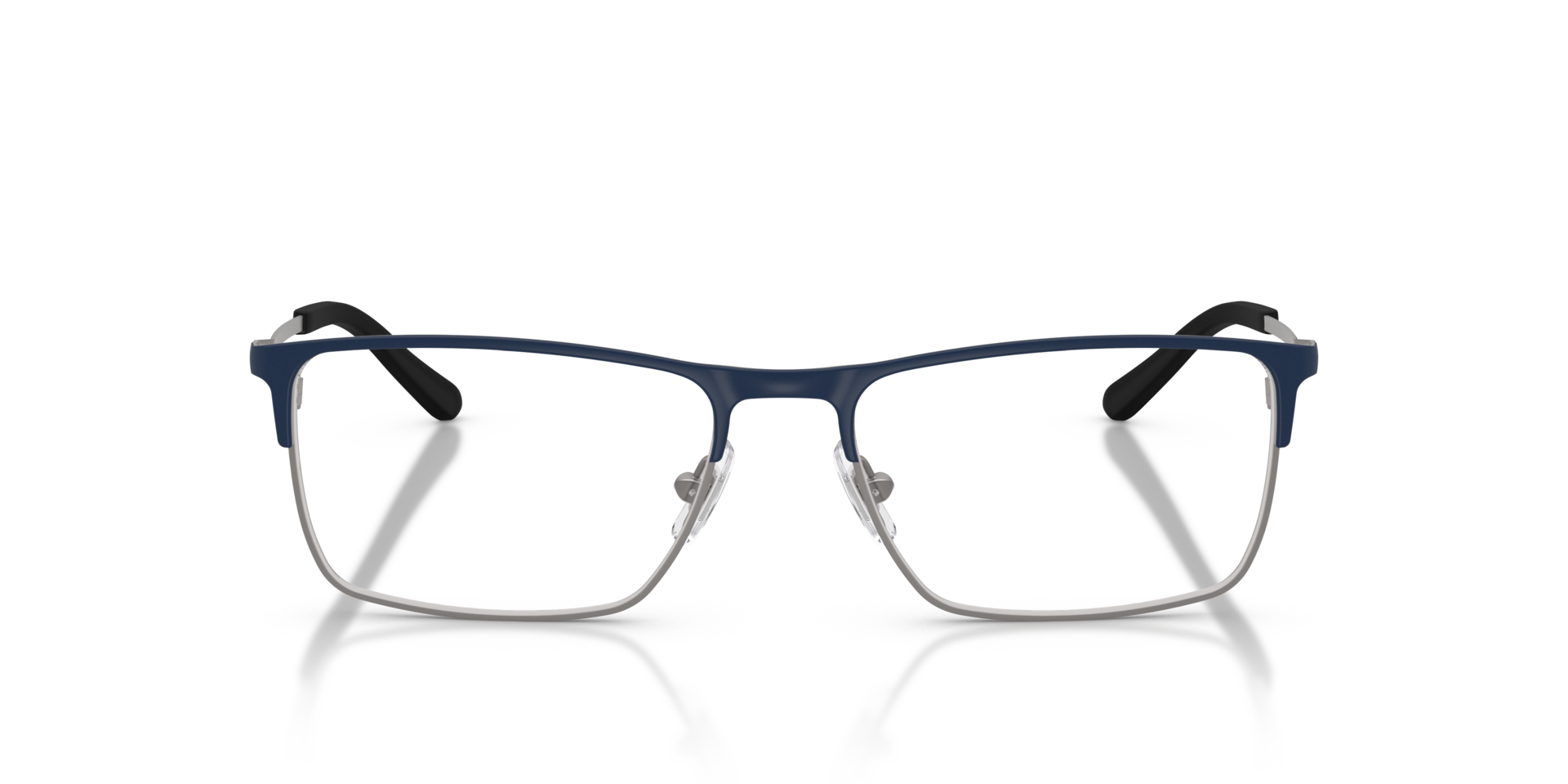 AN6155 Matte Blue MetalEyeglass Frames for Glasses Direct, Front View