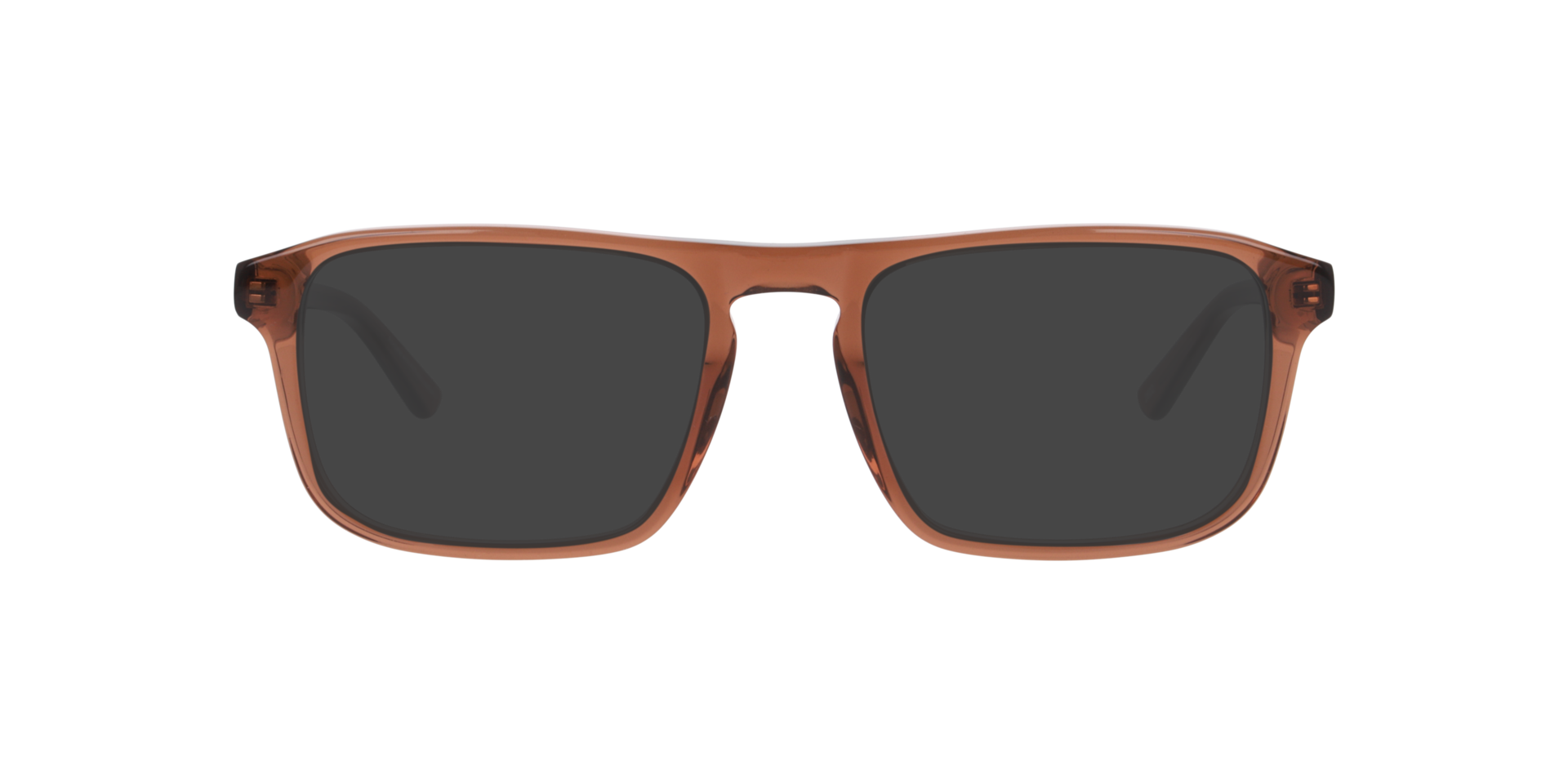 Nate Transparent Brown AcetateEyeglass Frames for Glasses Direct, with Tinted Lenses