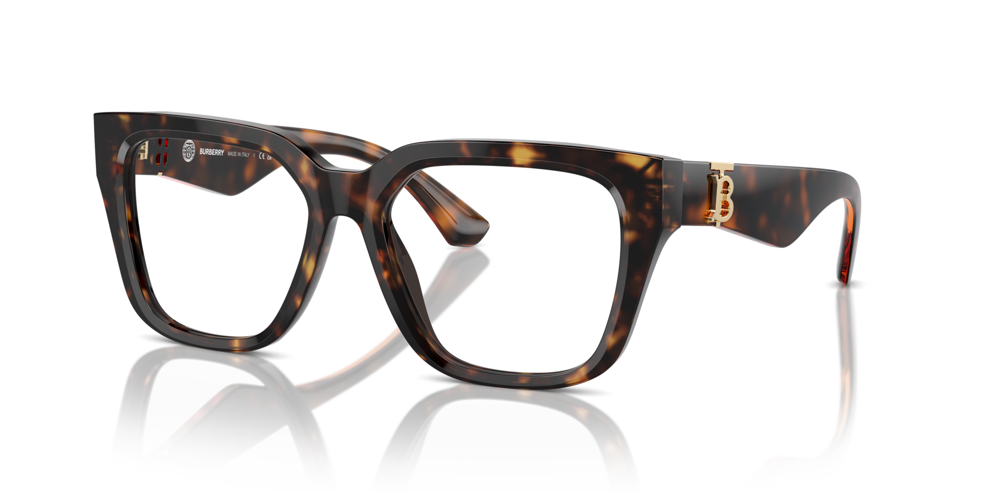 BE2403 Dark Havana AcetateEyeglass Frames for Glasses Direct, Angle View