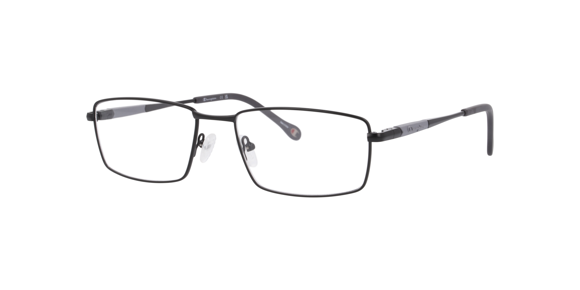 Cu4013 Black MetalEyeglass Frames for Glasses Direct, Angle View