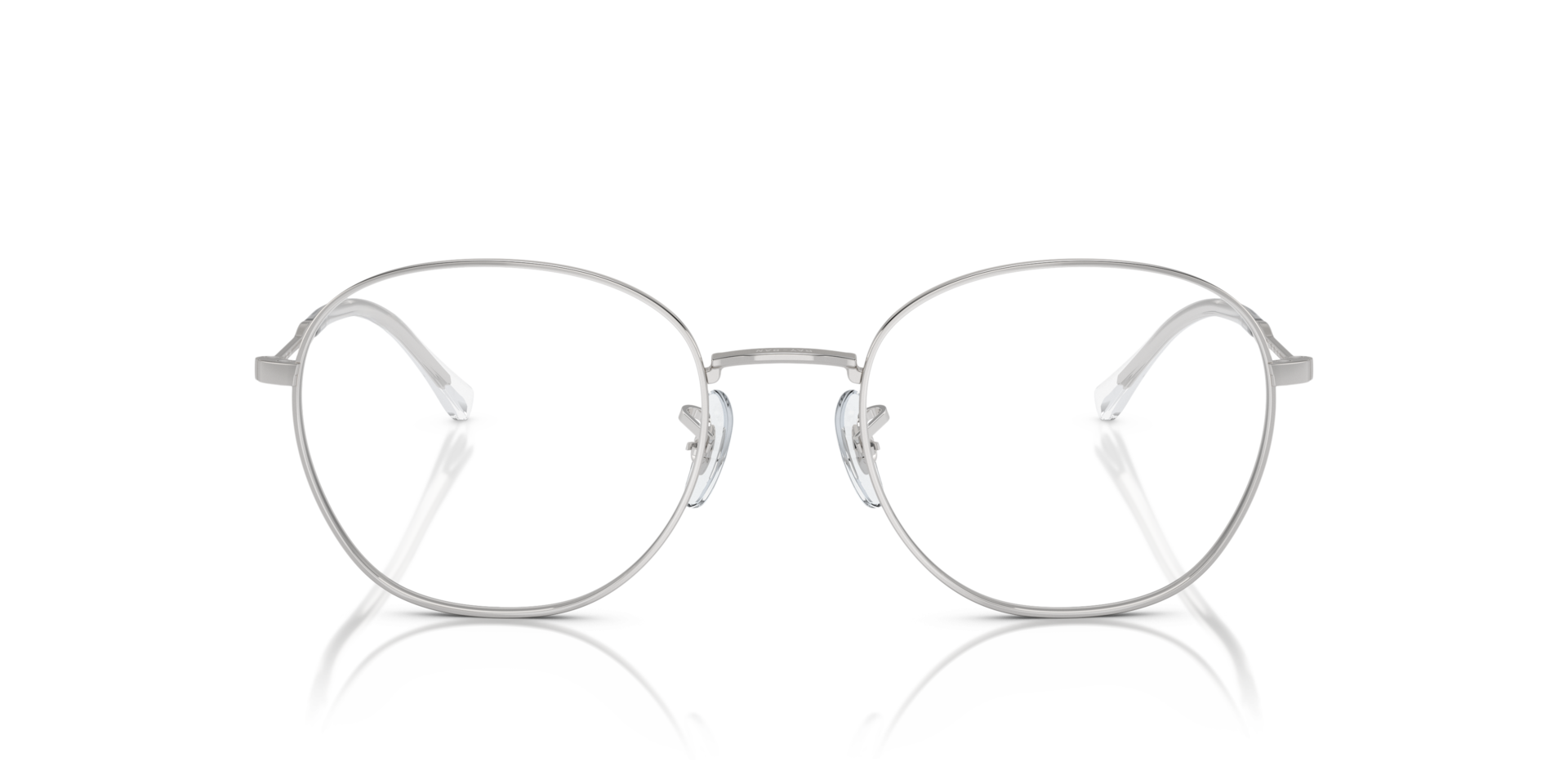 RB6509 Silver MetalEyeglass Frames for Glasses Direct, Front View
