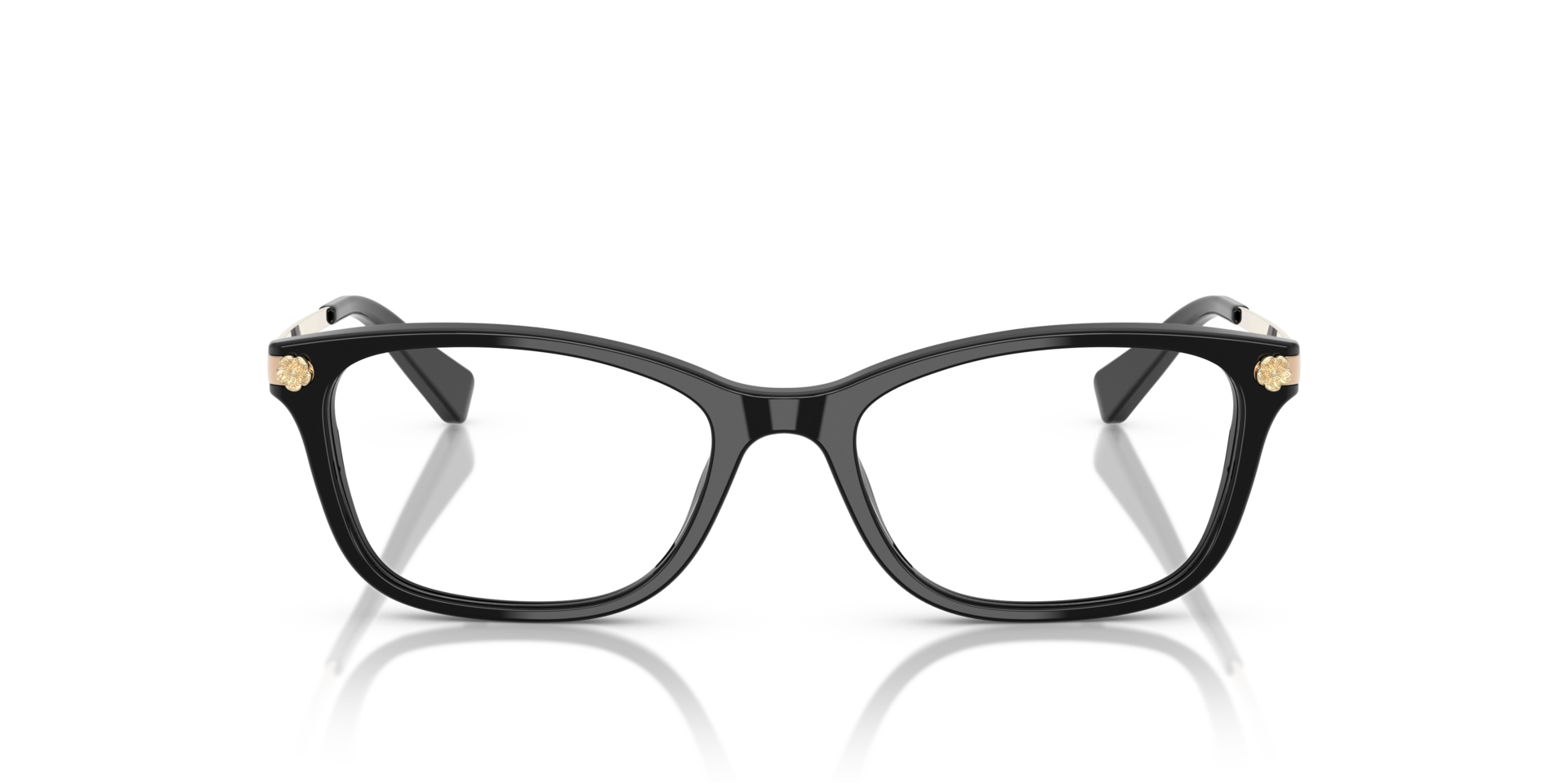 HC6142 Black AcetateEyeglass Frames for Glasses Direct, Front View