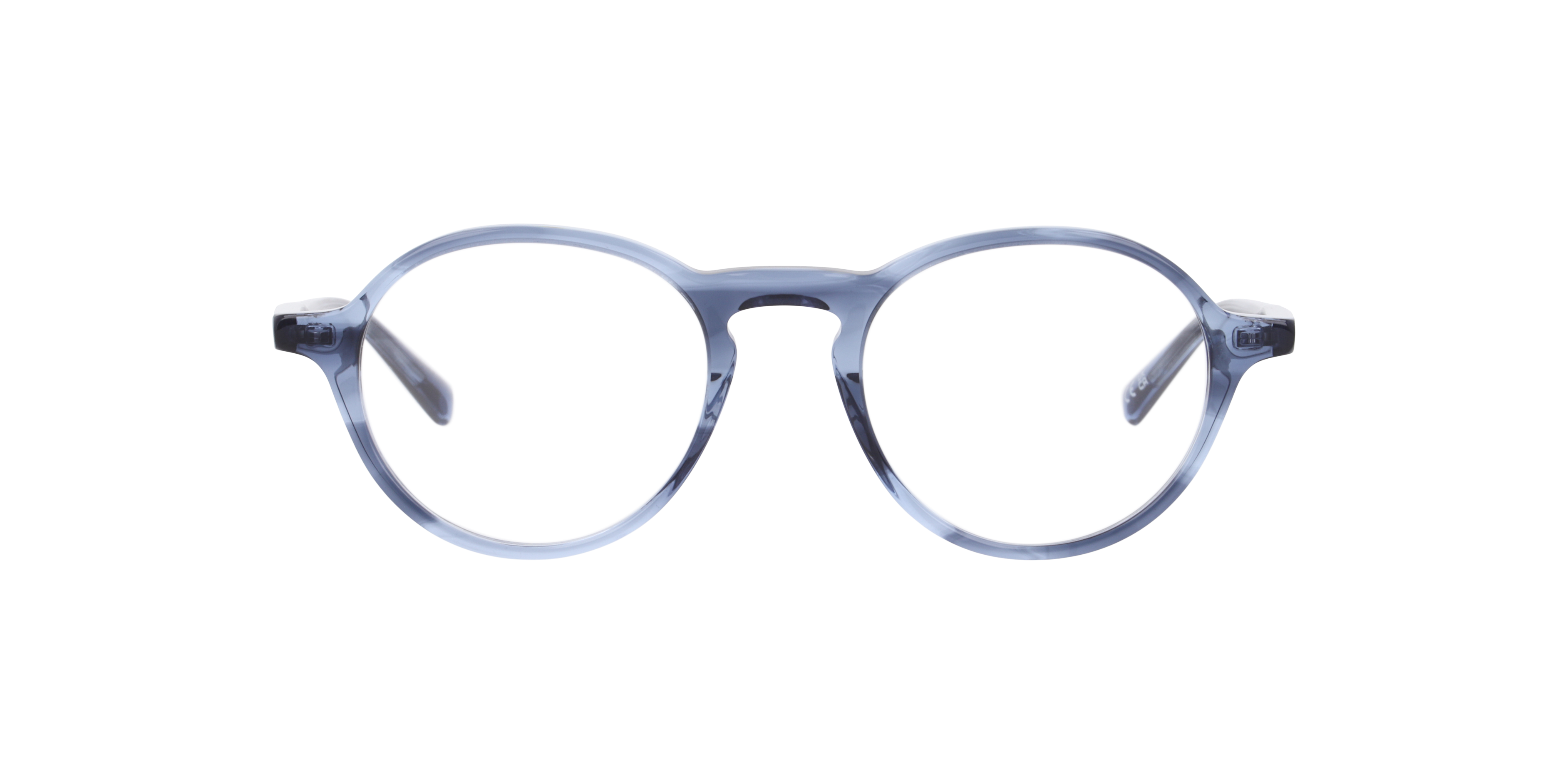 Mackenzie Horn Blue AcetateEyeglass Frames for Glasses Direct, Front View