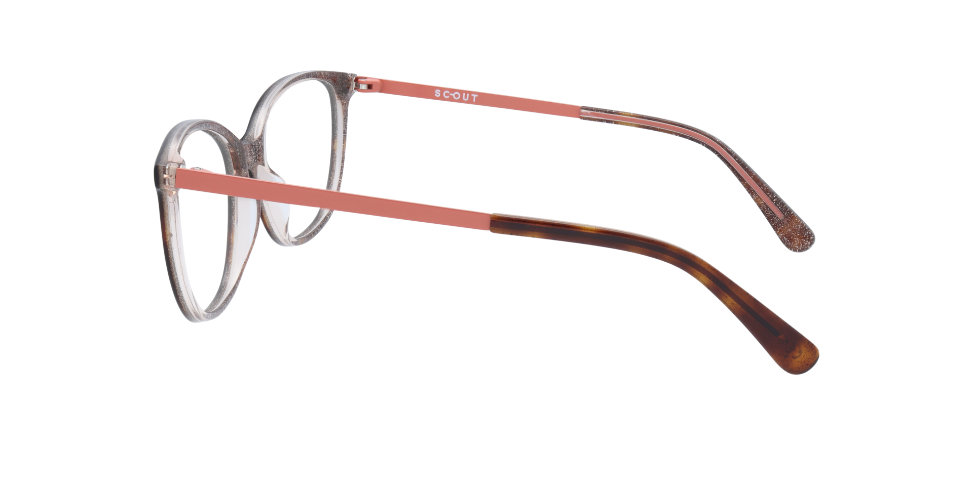 Millie Tortoise AcetateEyeglass Frames for Glasses Direct, Side View
