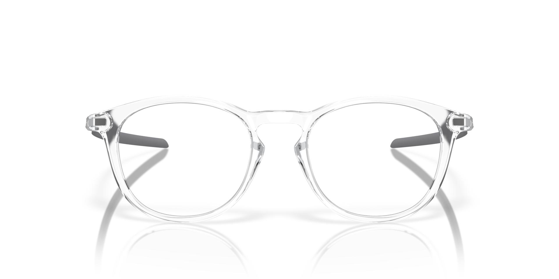 Pitchman™ R Carbon Polished Clear PlasticEyeglass Frames for Glasses Direct, Front View