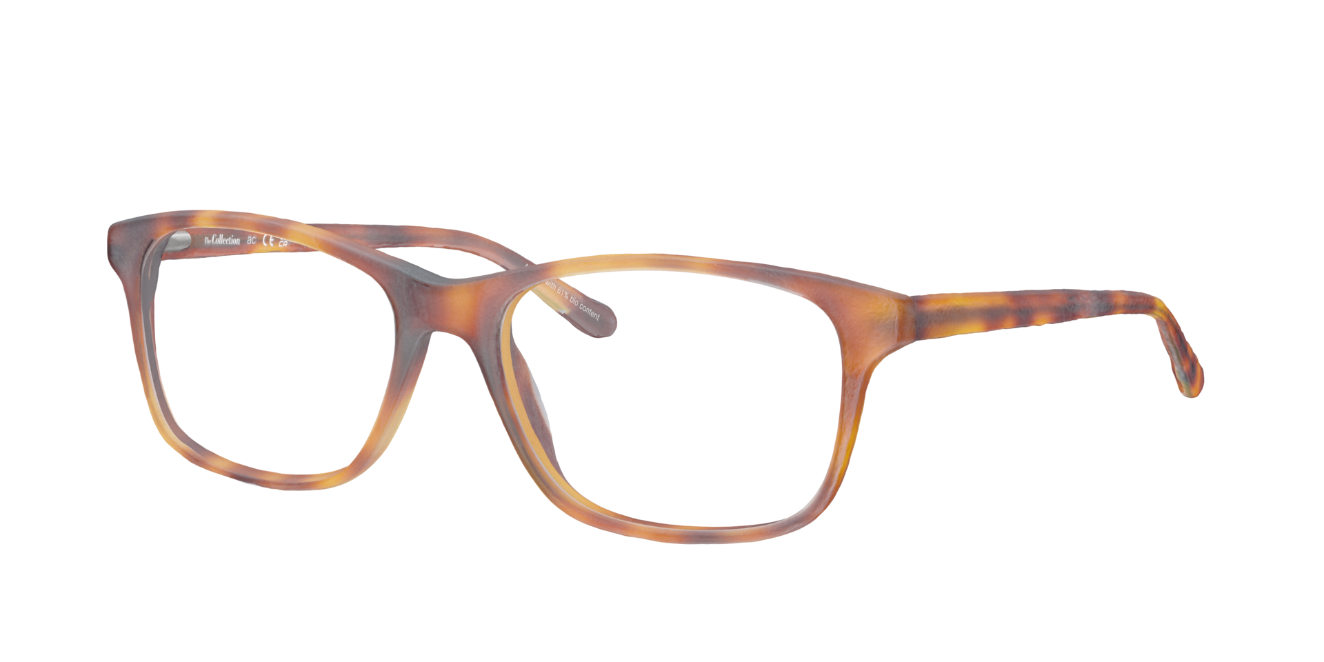 Misha Havana Brown AcetateEyeglass Frames for Glasses Direct, Angle View