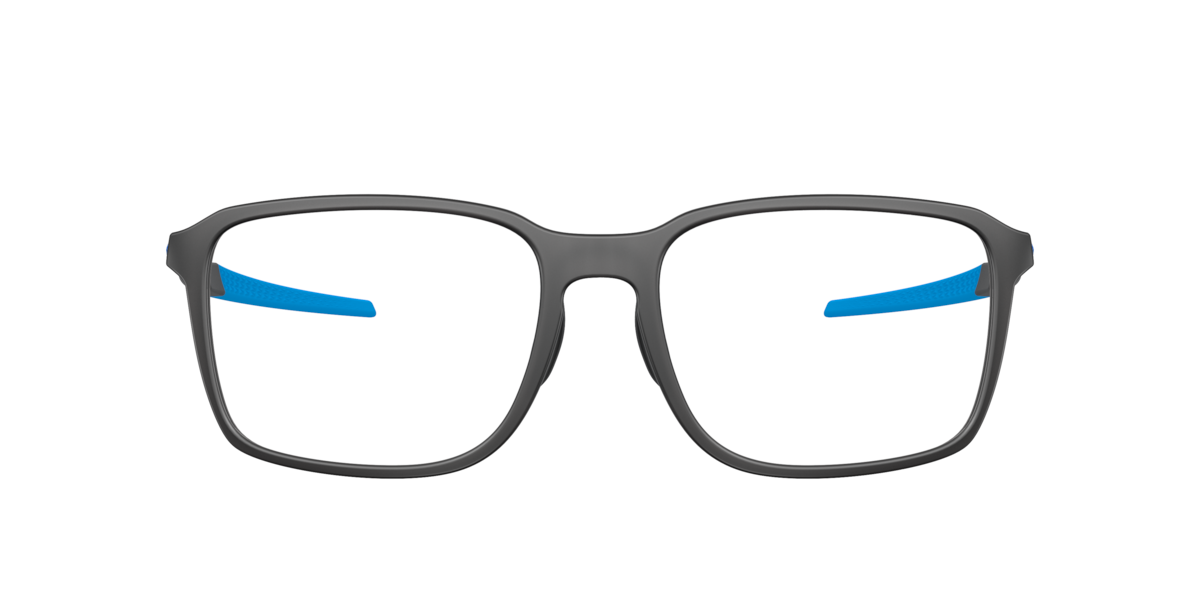 Satin Grey Smoke rectangle Plastic eyeglasses Online - Full Rim - Ingress