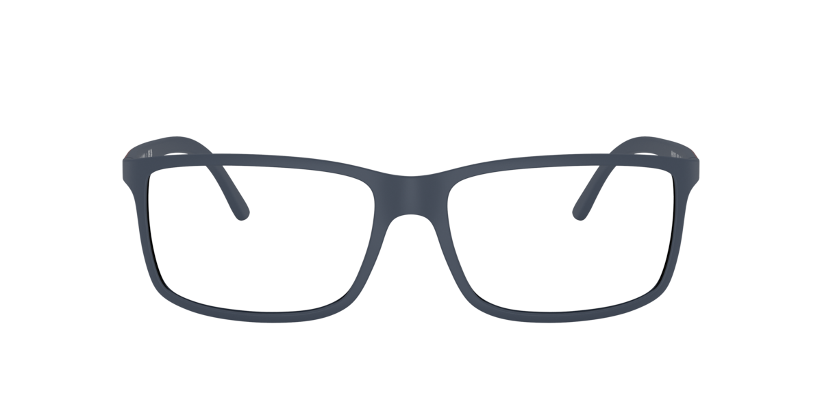 Matte Navy Blue rectangle Plastic eyeglasses Online - Full Rim - PH2126