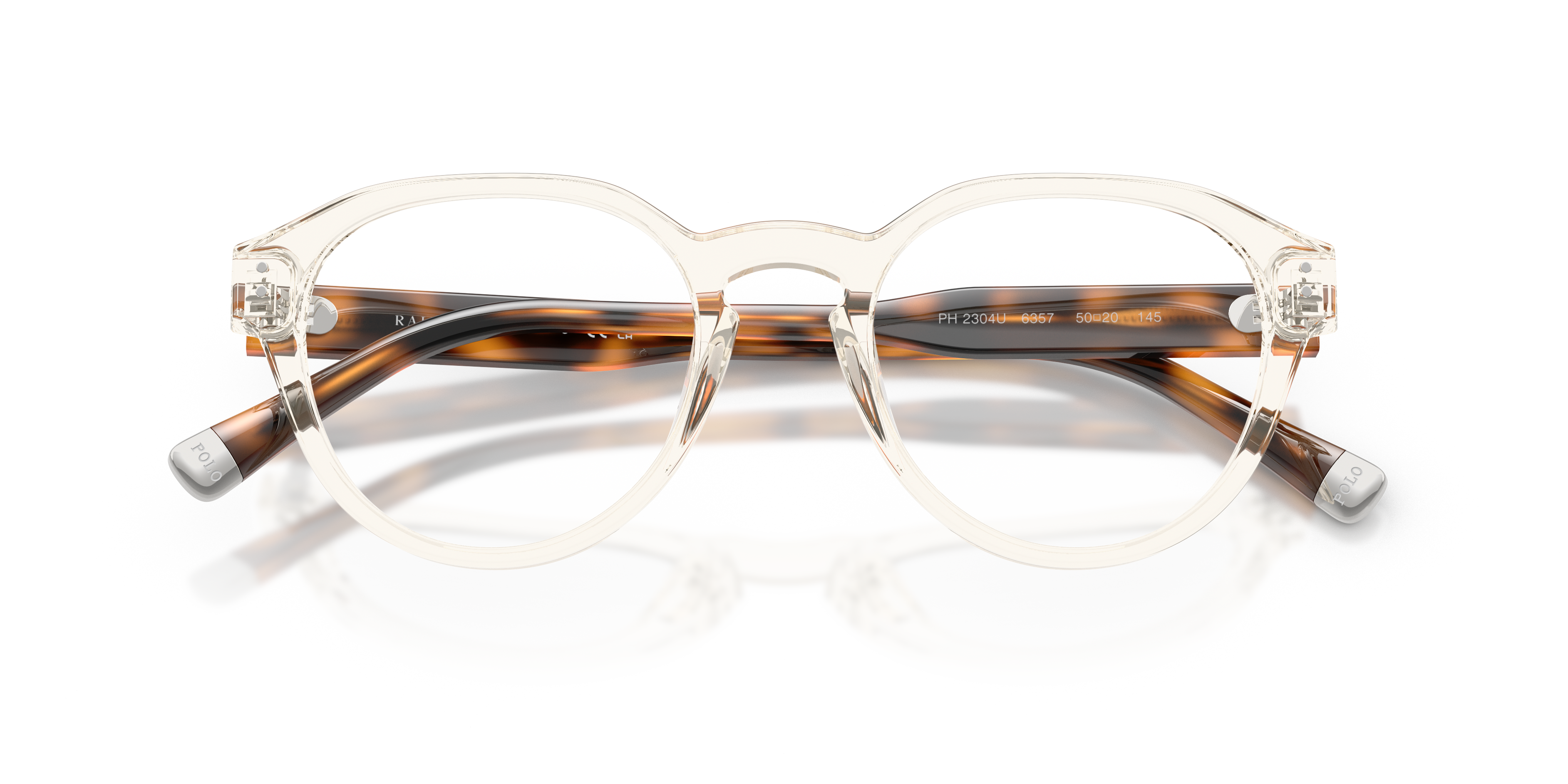 PH2304U Shiny Transparent Yellow AcetateEyeglass Frames for Glasses Direct, Closed View