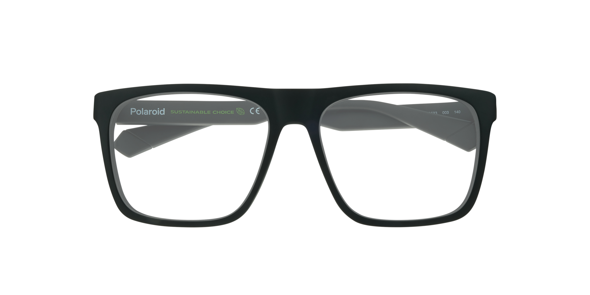PLD D533 Black PlasticEyeglass Frames for Glasses Direct, Closed View