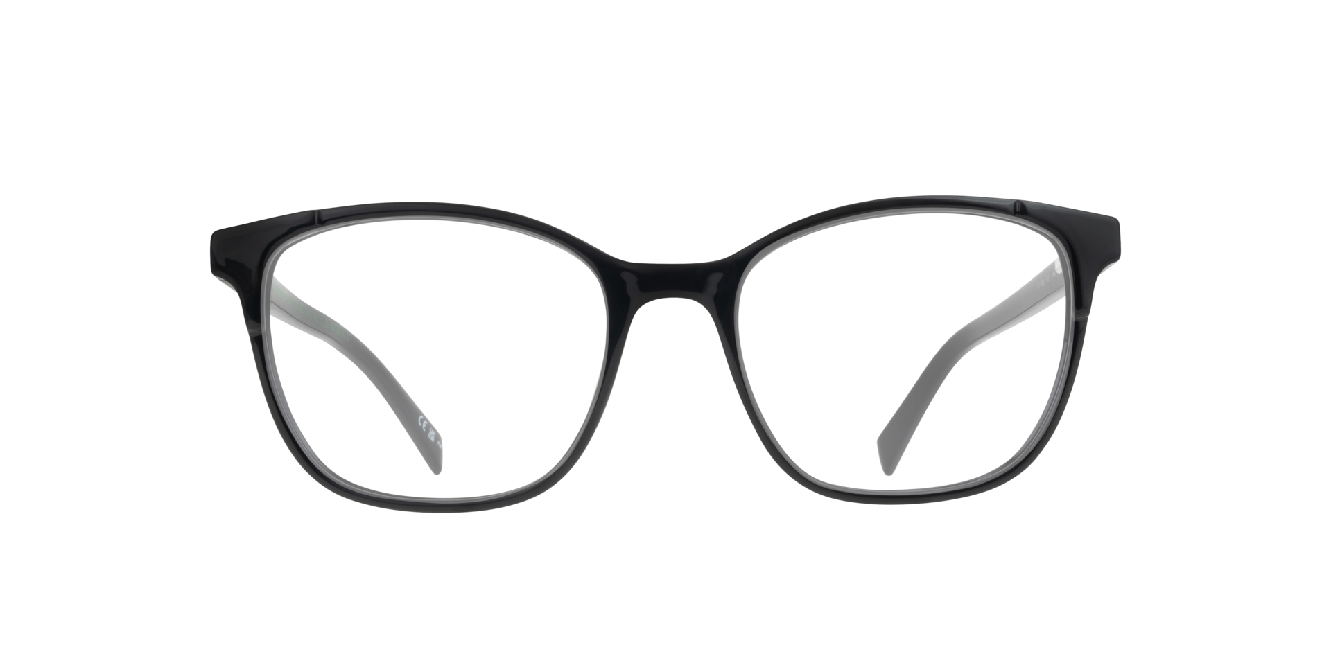 LV 1053 Black PlasticEyeglass Frames for Glasses Direct, Front View