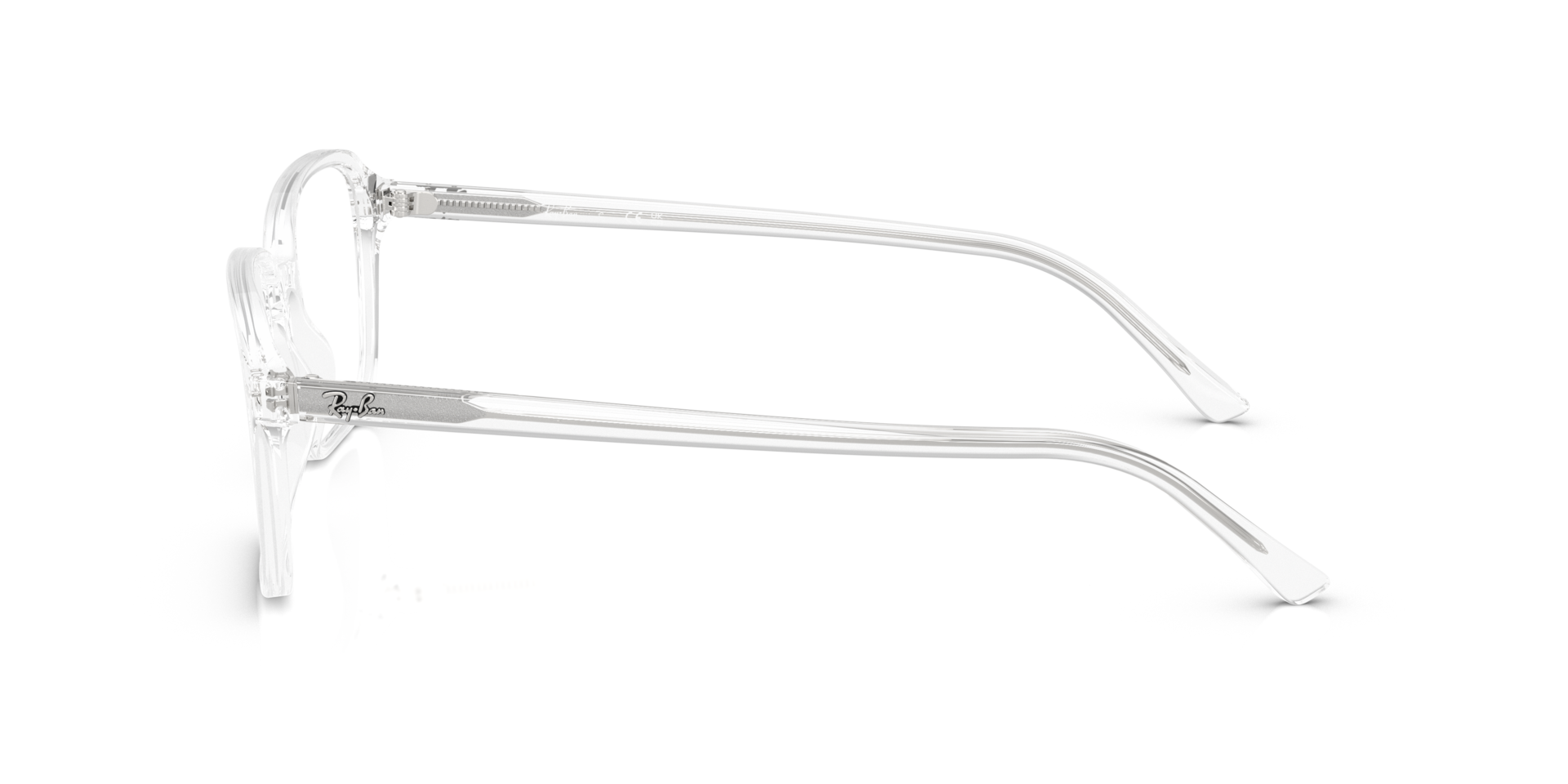 Raimond Optics Transparent AcetateEyeglass Frames for Glasses Direct, Side View