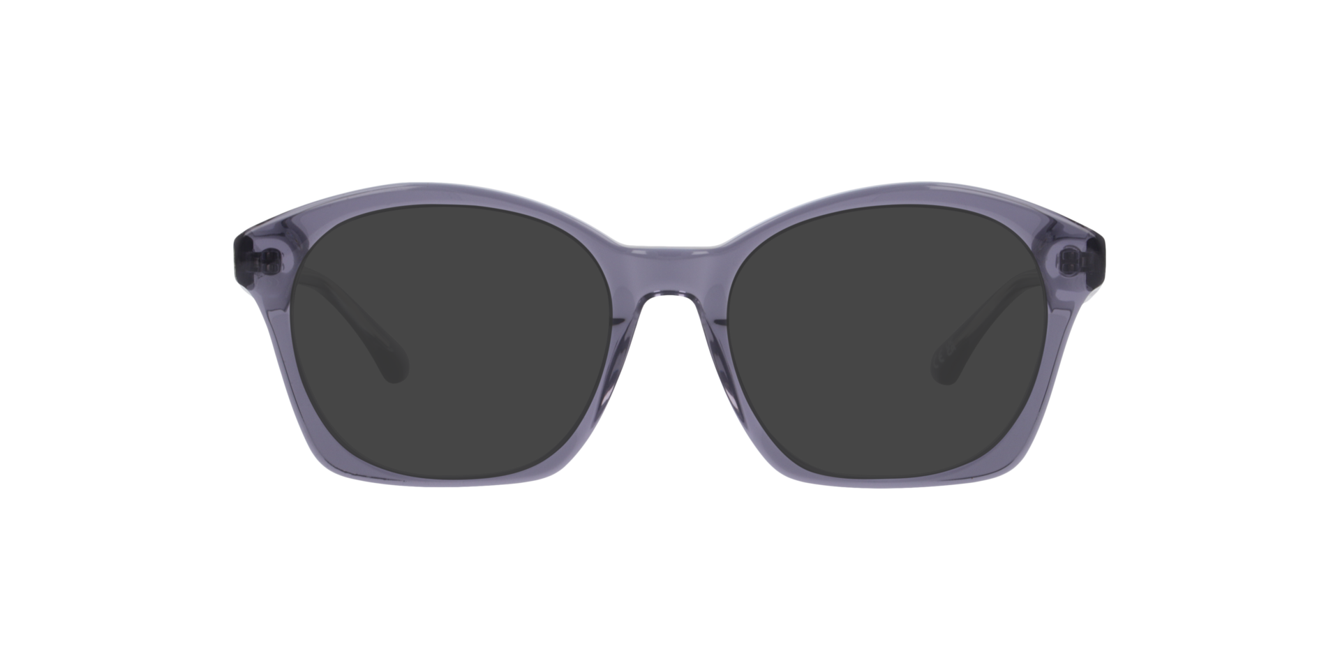 Monica Grey On Crystal AcetateEyeglass Frames for Glasses Direct, with Tinted Lenses
