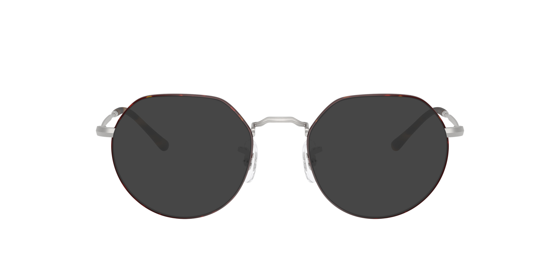RB6465 Matte Havana On Matte Silver MetalEyeglass Frames for Glasses Direct, with Tinted Lenses