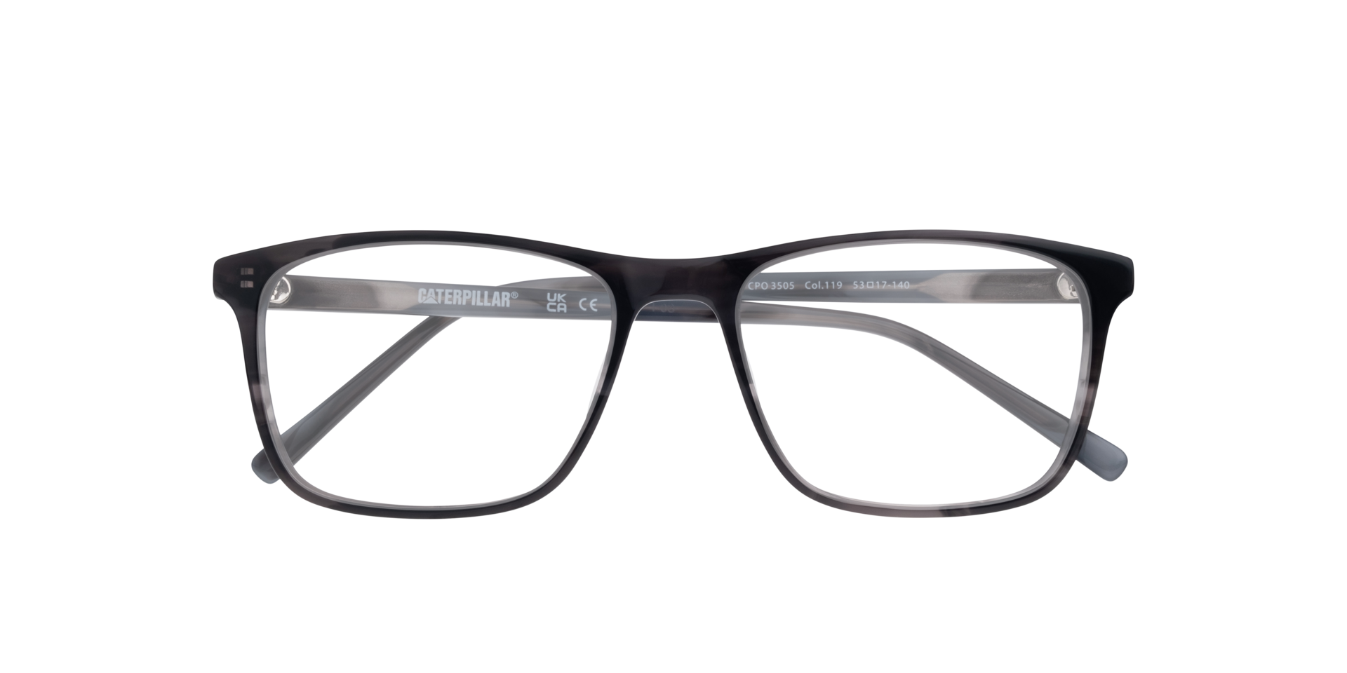 CPO 3505 Black AcetateEyeglass Frames for Glasses Direct, Closed View