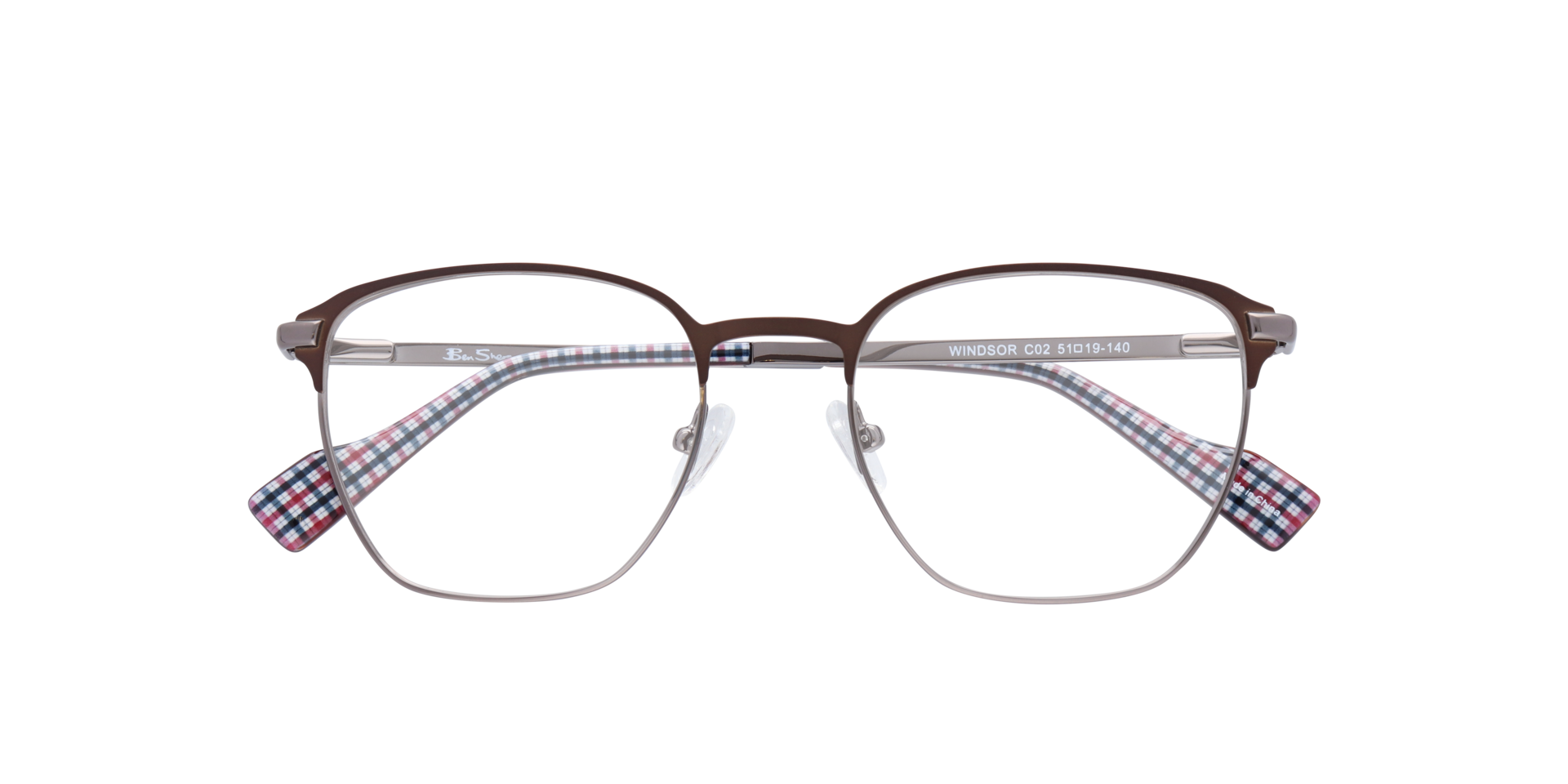 Windsor BN Brown AcetateEyeglass Frames for Glasses Direct, Closed View