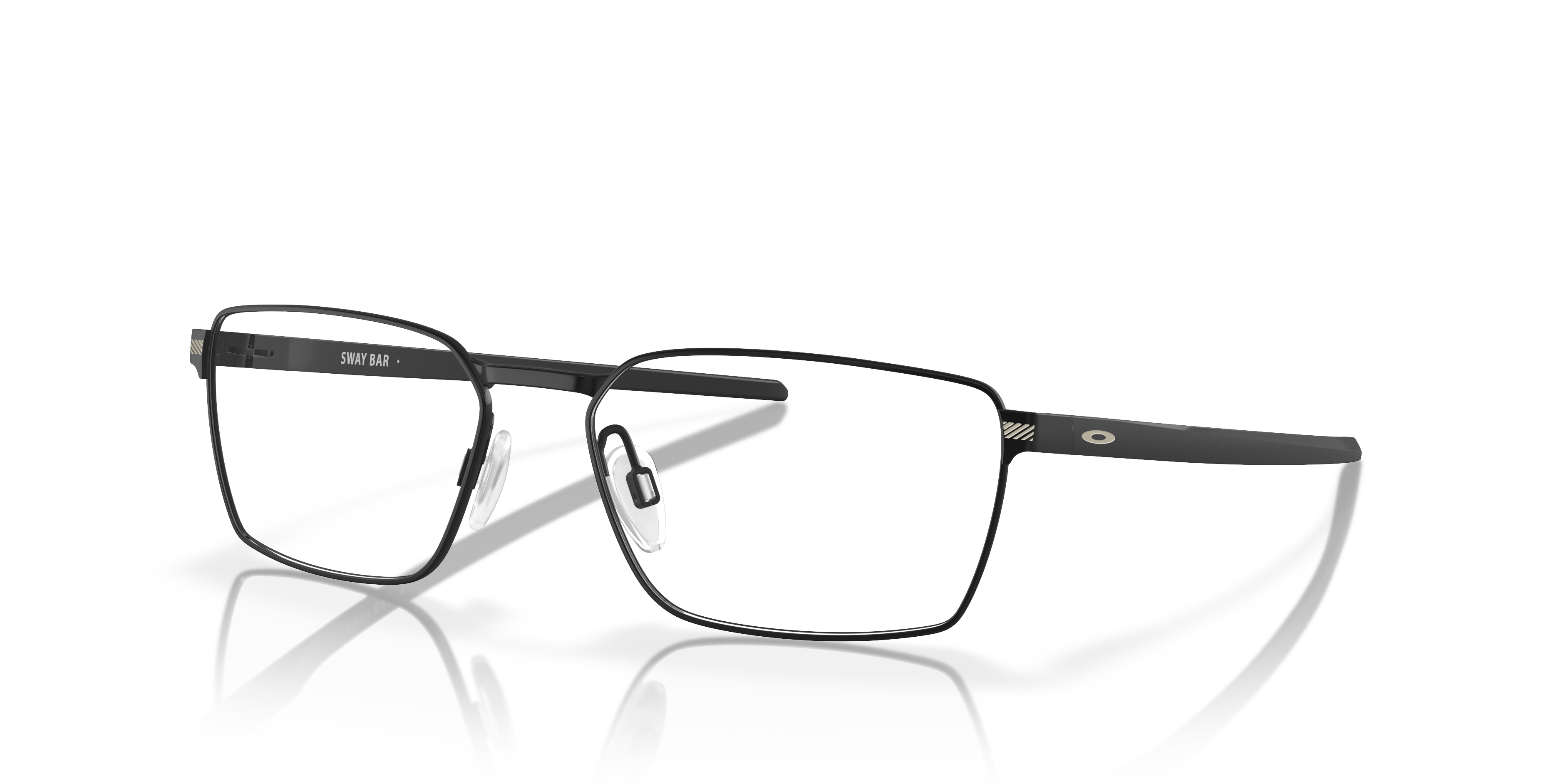Sway Bar Satin Black TitaniumEyeglass Frames for Glasses Direct, Angle View