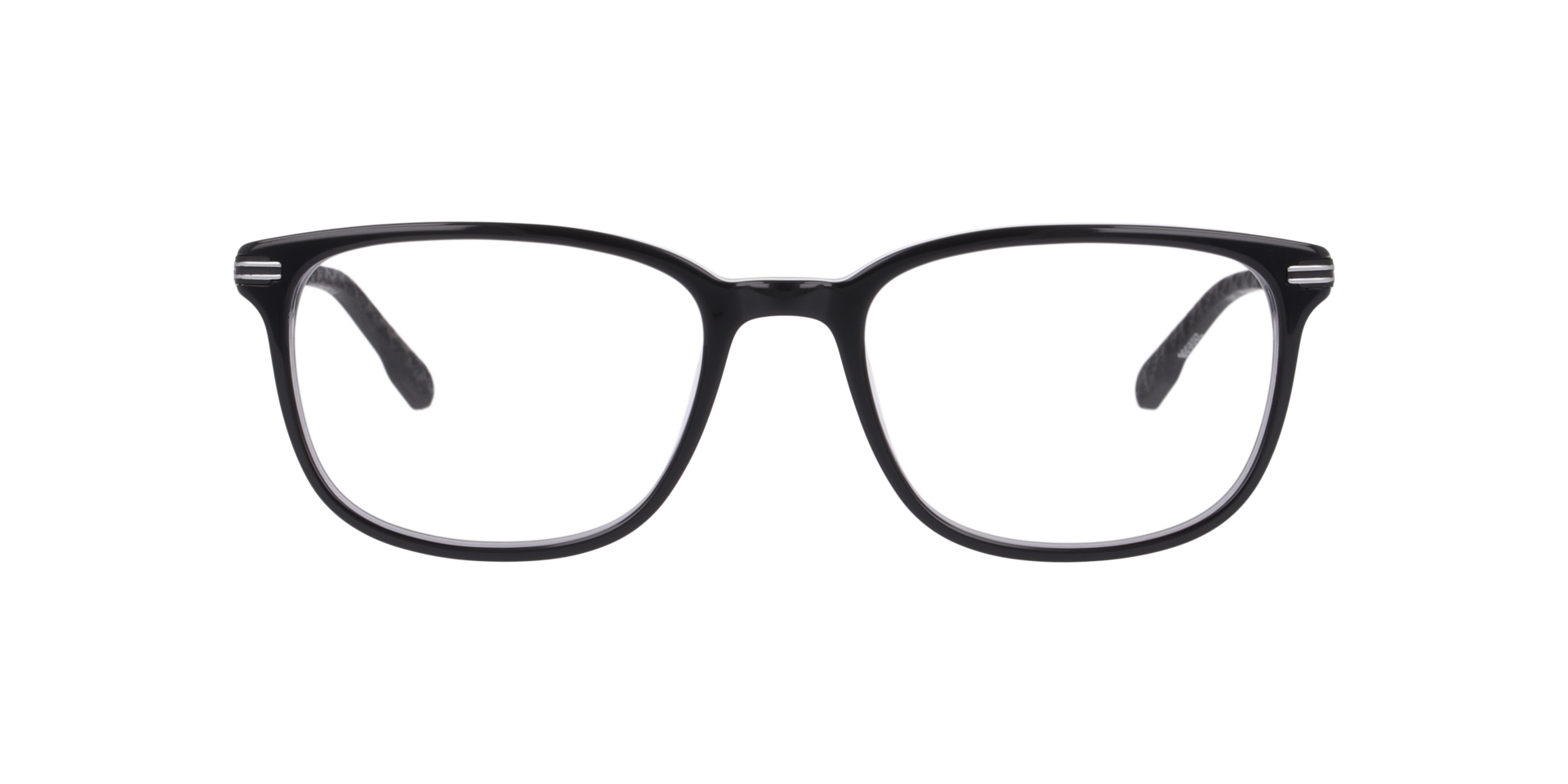 Nb4201 Black AcetateEyeglass Frames for Glasses Direct, Front View