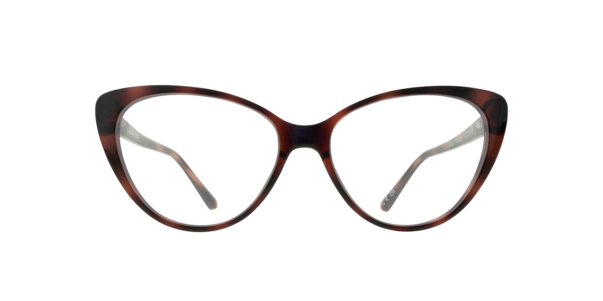 Jenna Havana PlasticEyeglass Frames for Glasses Direct, Front View