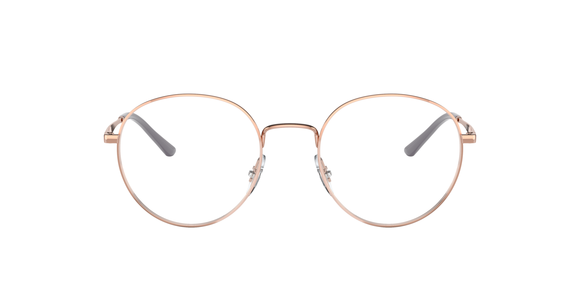 RB3681V Rose Gold MetalEyeglass Frames for Glasses Direct, Front View