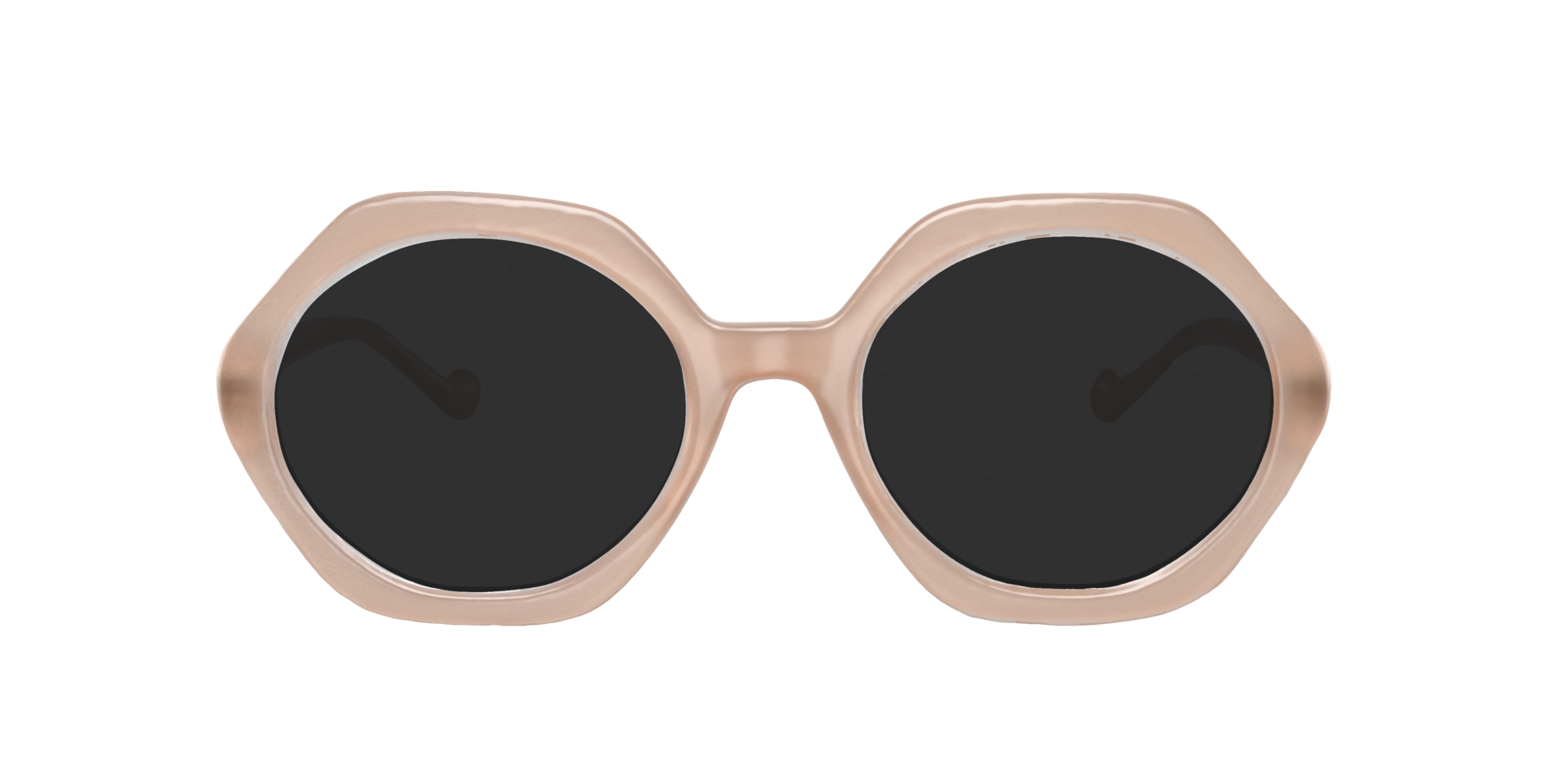 Margaret Milky Nude AcetateEyeglass Frames for Glasses Direct, with Tinted Lenses