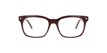 Dark Burgundy Mason -  Plastic Glasses