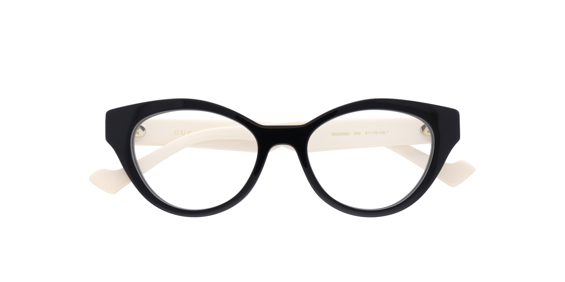 GG0959O Black Shiny AcetateEyeglass Frames for Glasses Direct, Closed View