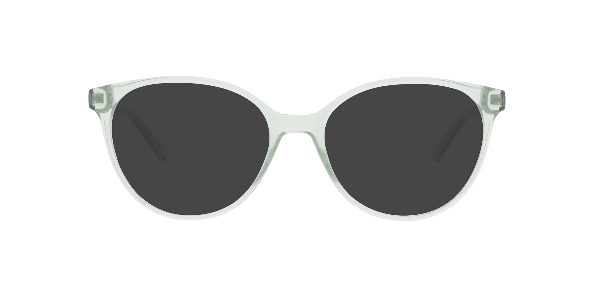 Monroe Transparent Green PlasticEyeglass Frames for Glasses Direct, with Tinted Lenses