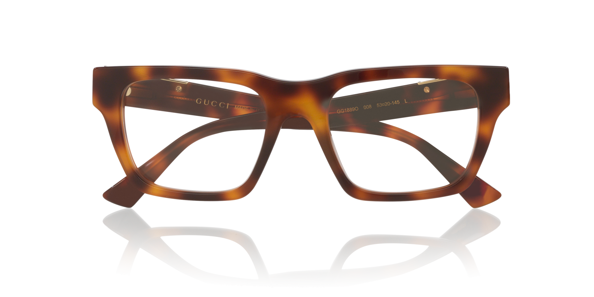 GG1889O Tortoise Bronze AcetateEyeglass Frames for Glasses Direct, Closed View