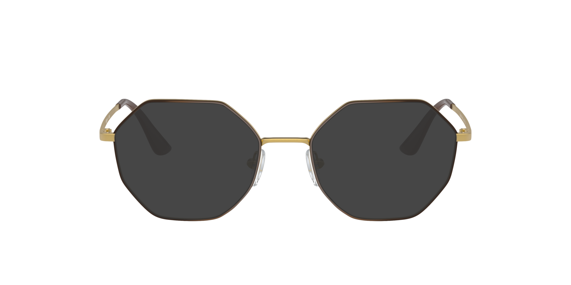 VO4094 Top Brown & Pale Gold MetalEyeglass Frames for Glasses Direct, with Tinted Lenses