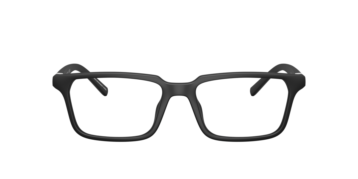 Armani Exchange Men's Matte Black Square Plastic Eyeglasses Online - Full Rim - Ax3137u