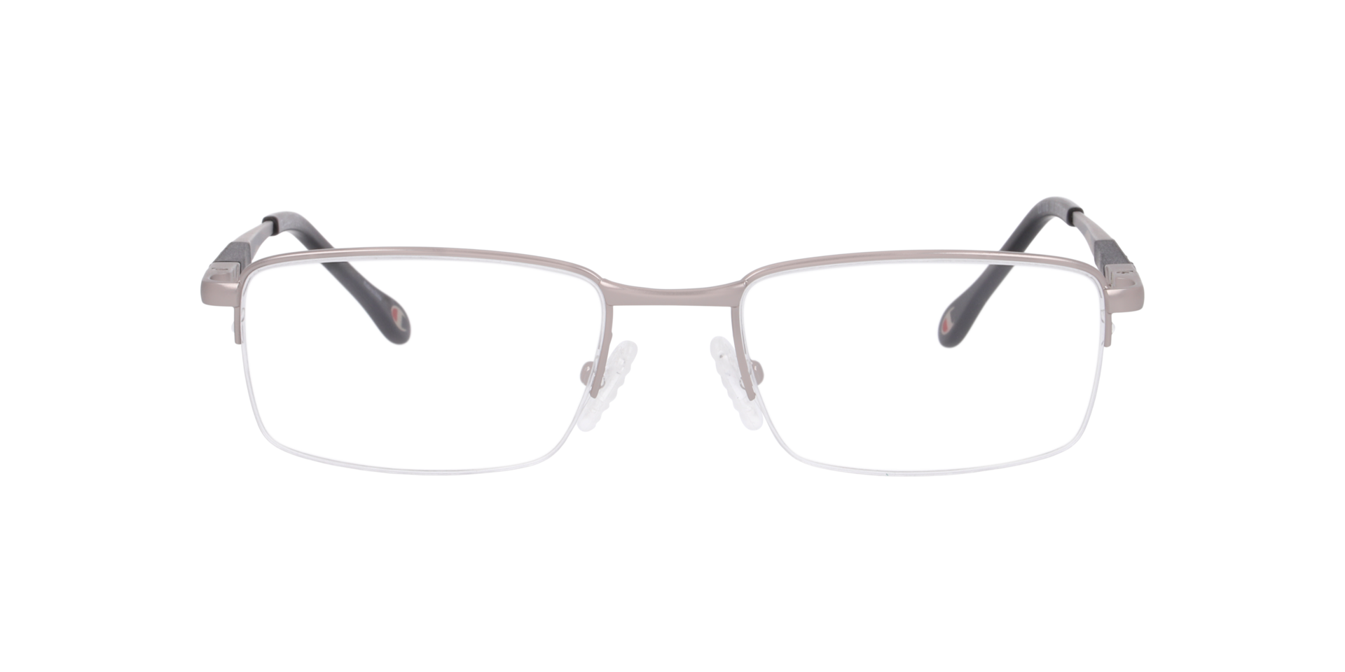Cu1016 Gunmetal MetalEyeglass Frames for Glasses Direct, Front View