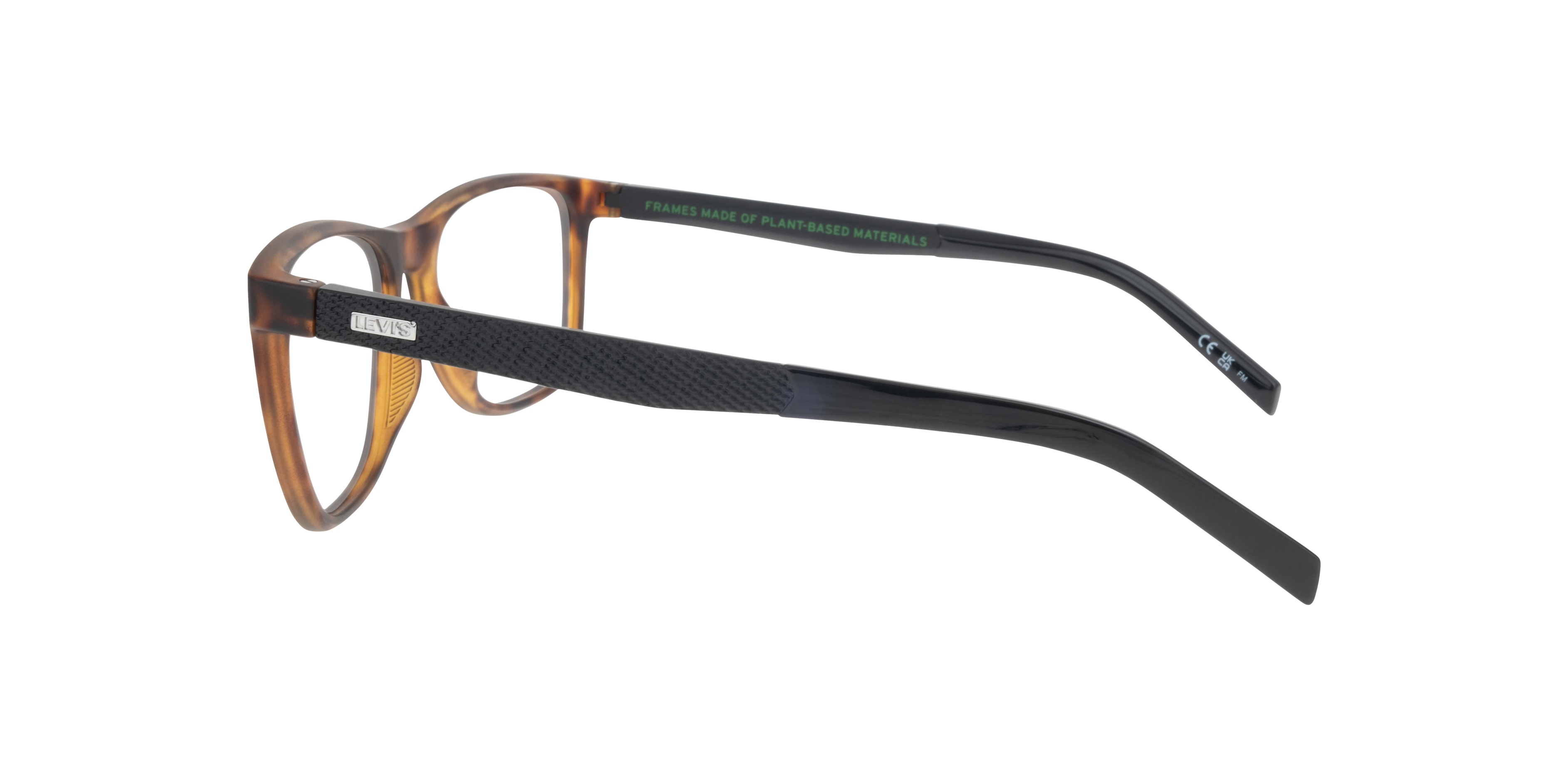 LV 5050 Tortoise PlasticSunglass Frames for Glasses Direct, Side View