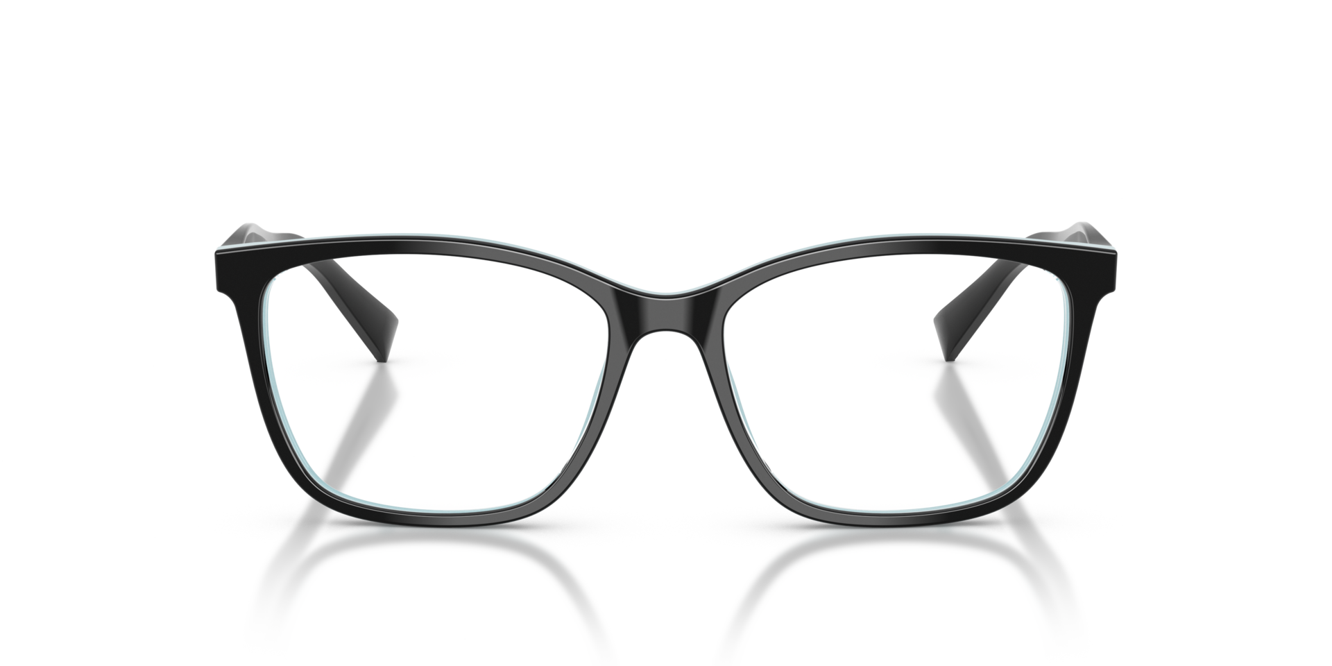 TF2175 Black On Tiffany Blue AcetateEyeglass Frames for Glasses Direct, Front View