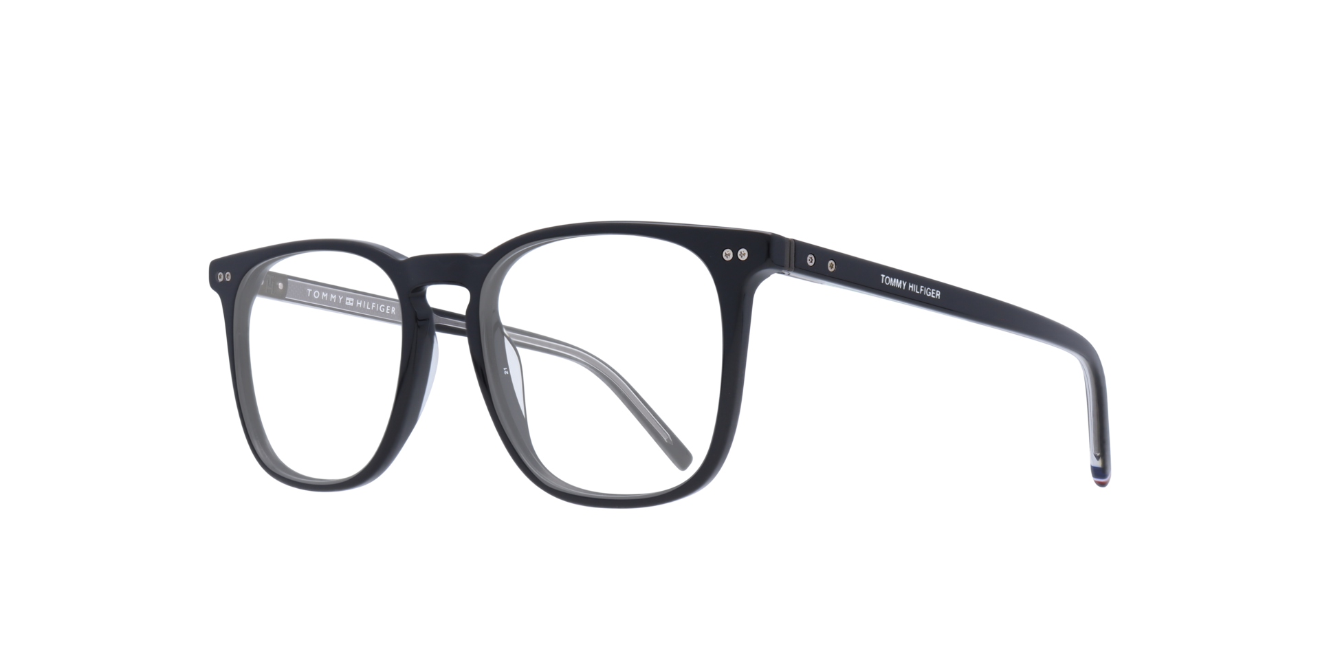 TH 1940 Black AcetateEyeglass Frames for Glasses Direct, Angle View