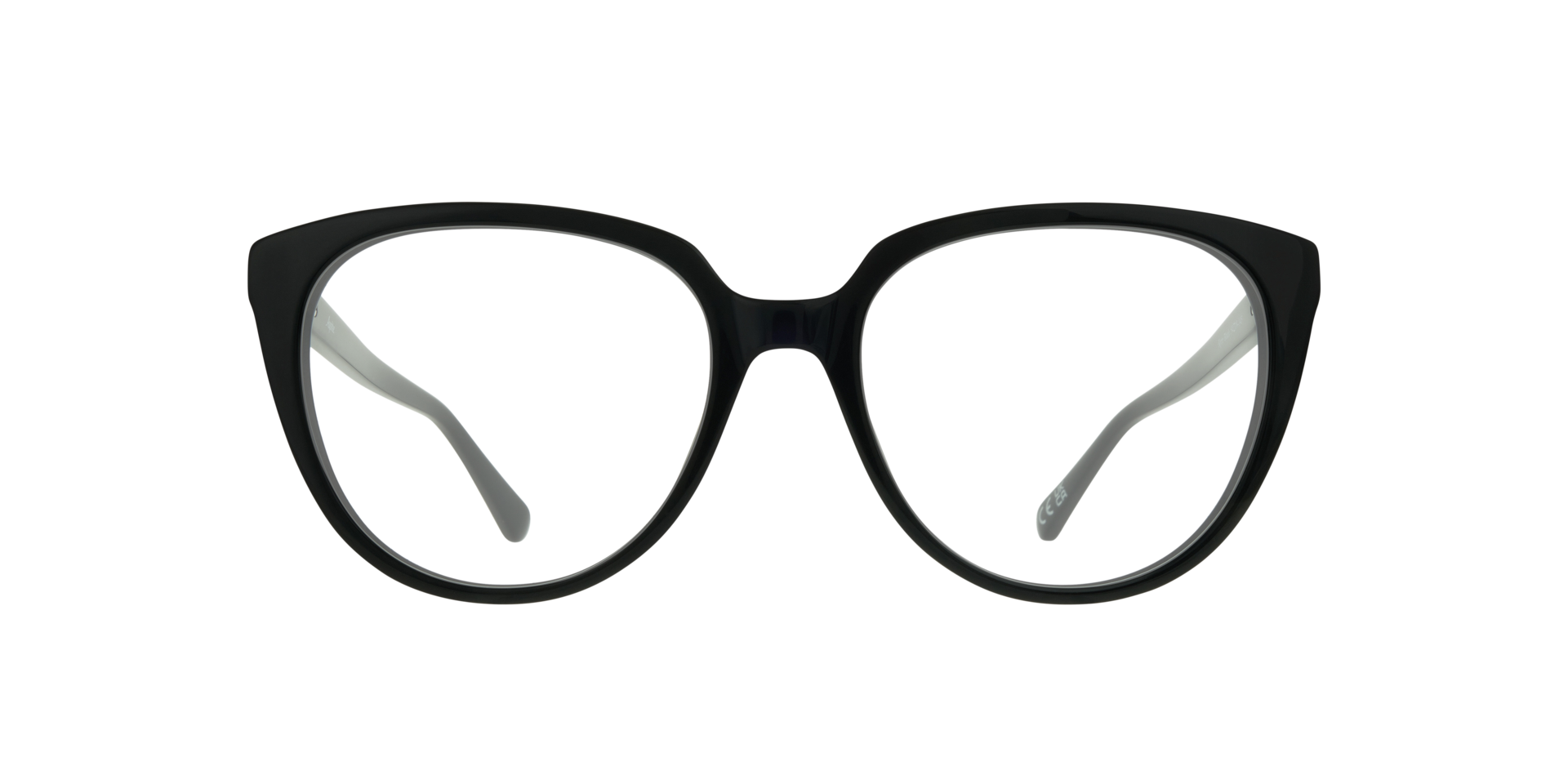 Kyro Black AcetateEyeglass Frames for Glasses Direct, Front View