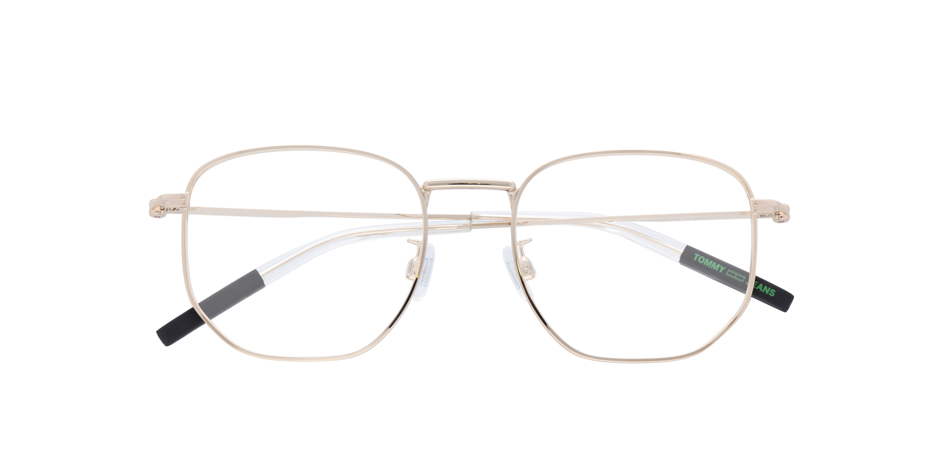 TJ 0076 Gold MetalEyeglass Frames for Glasses Direct, Closed View