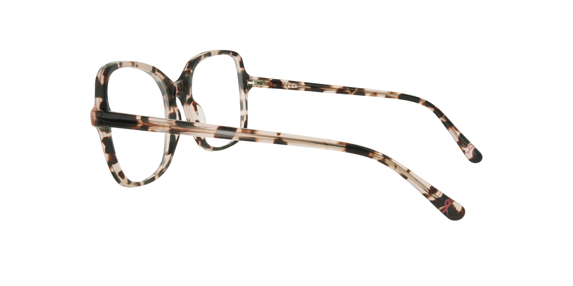 Lucy Havana & Pink AcetateEyeglass Frames for Glasses Direct, Side View