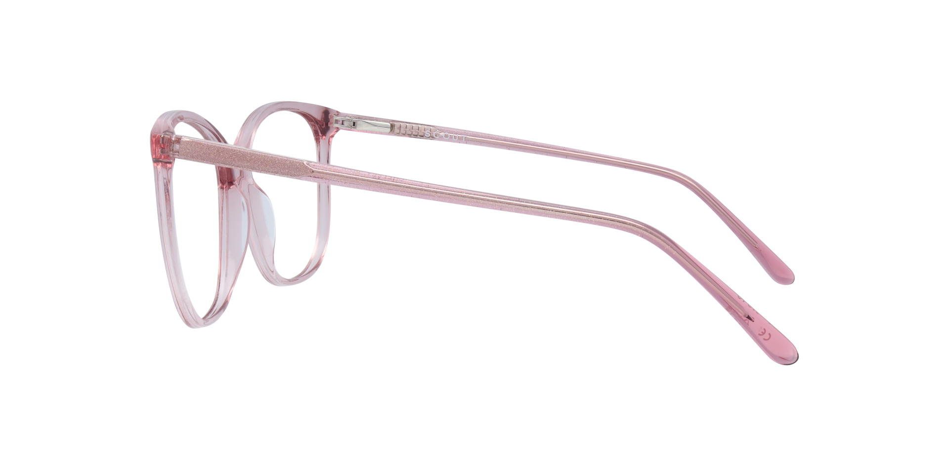 Chelsea Pink AcetateEyeglass Frames for Glasses Direct, Side View