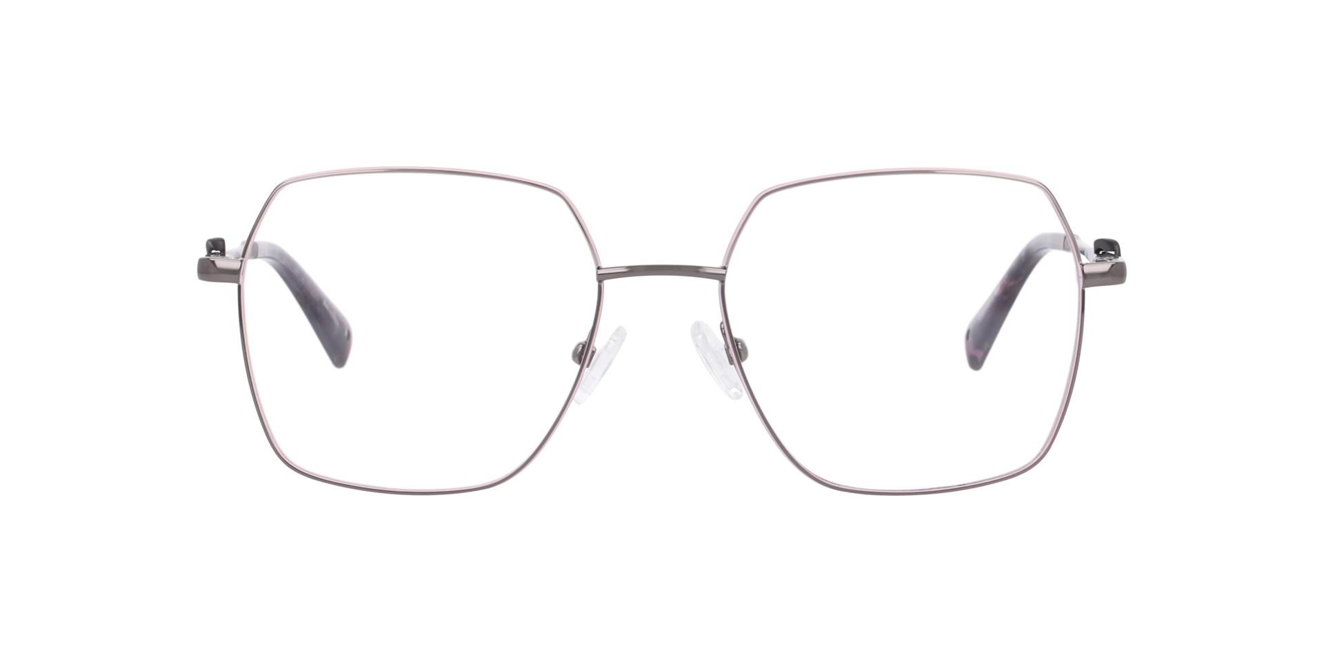 Cumai Gunmetal MetalEyeglass Frames for Glasses Direct, Front View