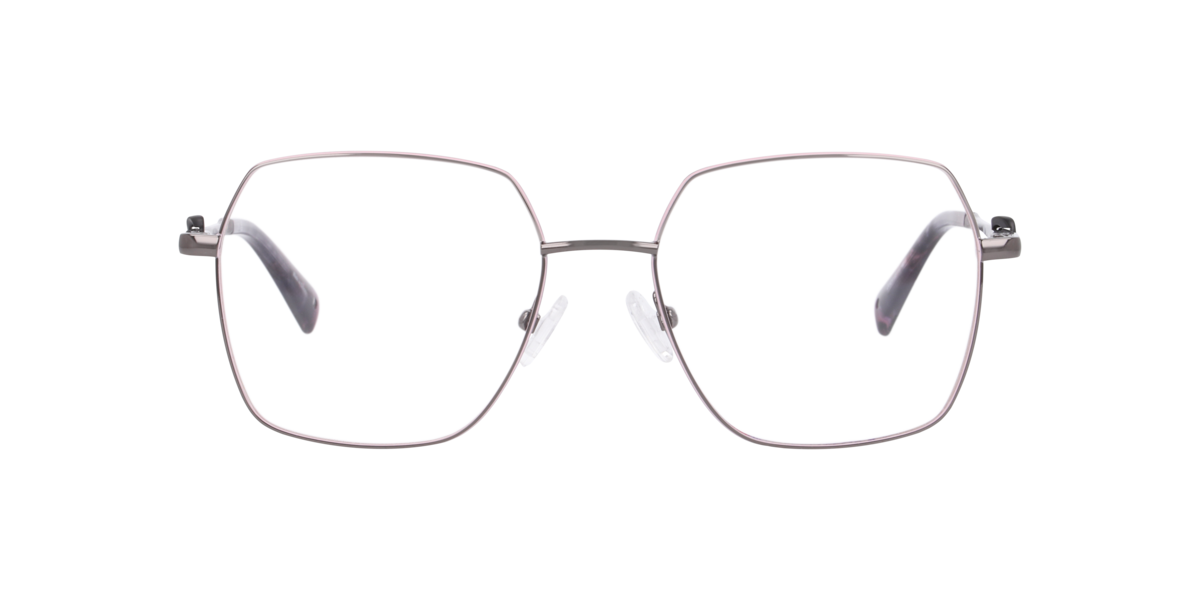 Champion Women's Gunmetal Square Metal Eyeglasses Online - Full Rim - Cumai