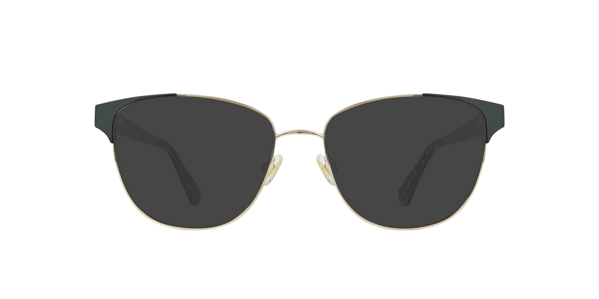 Dove/G Black Gold MetalEyeglass Frames for Glasses Direct, with Tinted Lenses