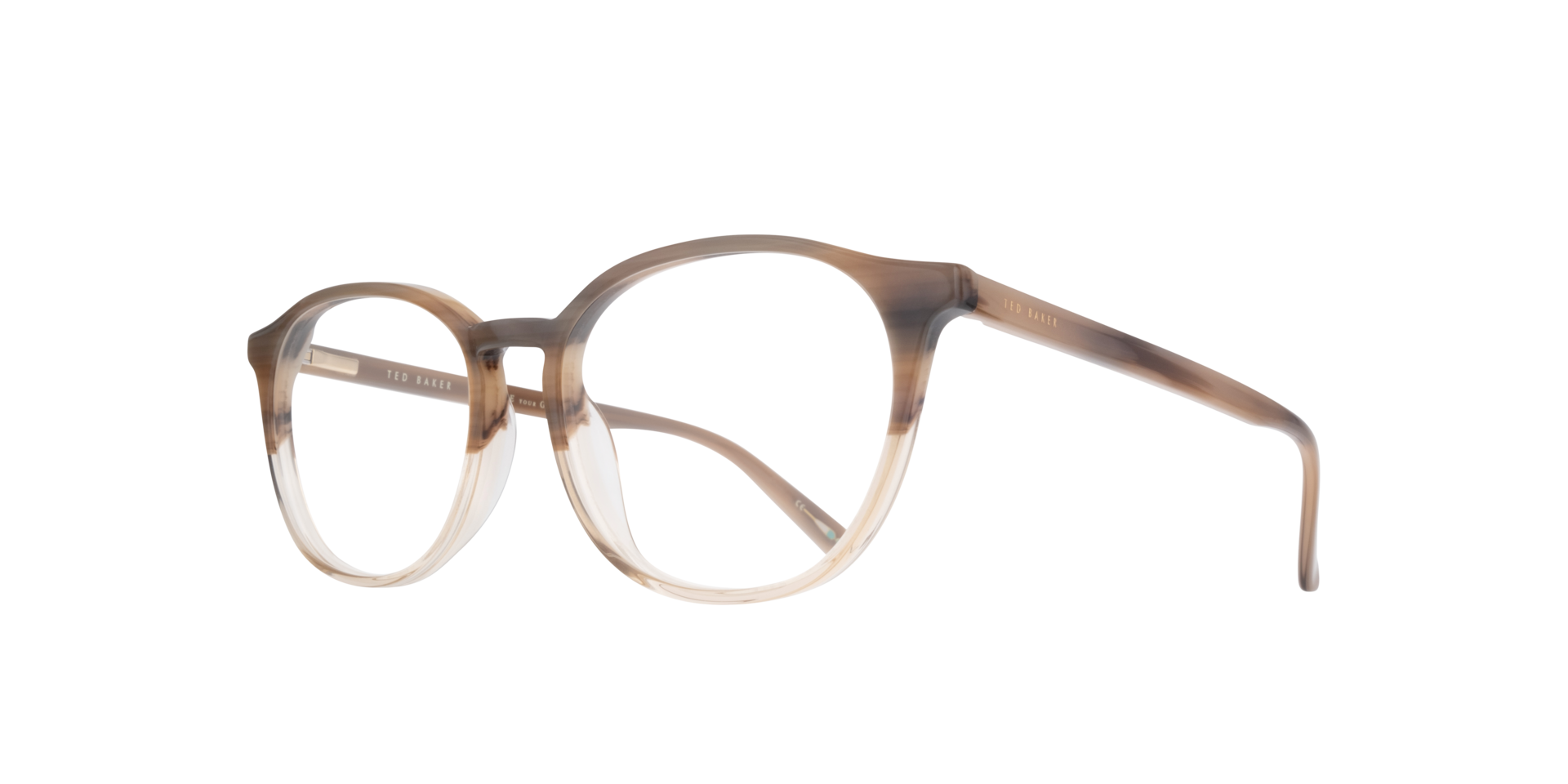 TB8239 Brown AcetateEyeglass Frames for Glasses Direct, Angle View