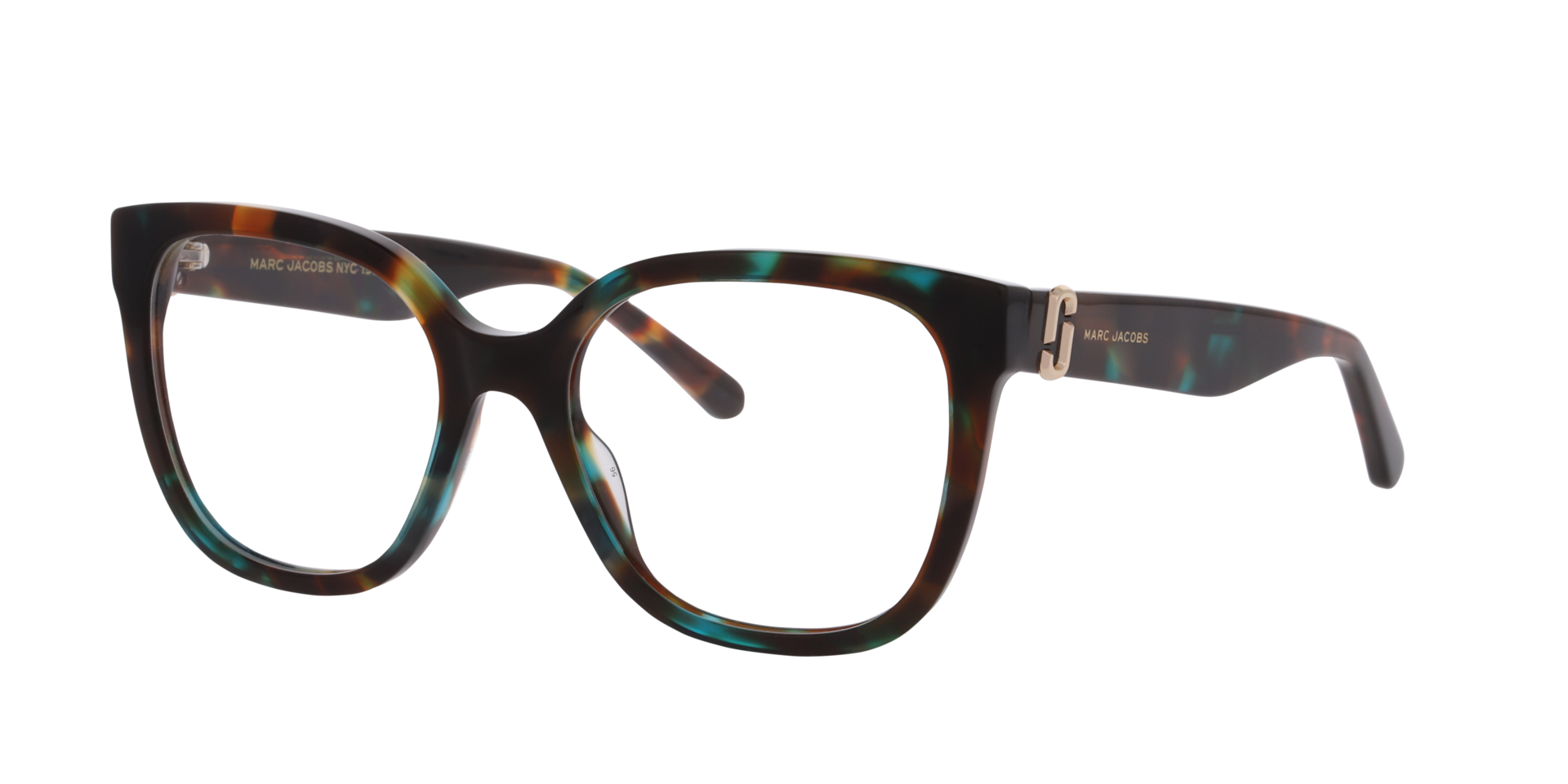 MARC 893 Brown AcetateEyeglass Frames for Glasses Direct, Angle View