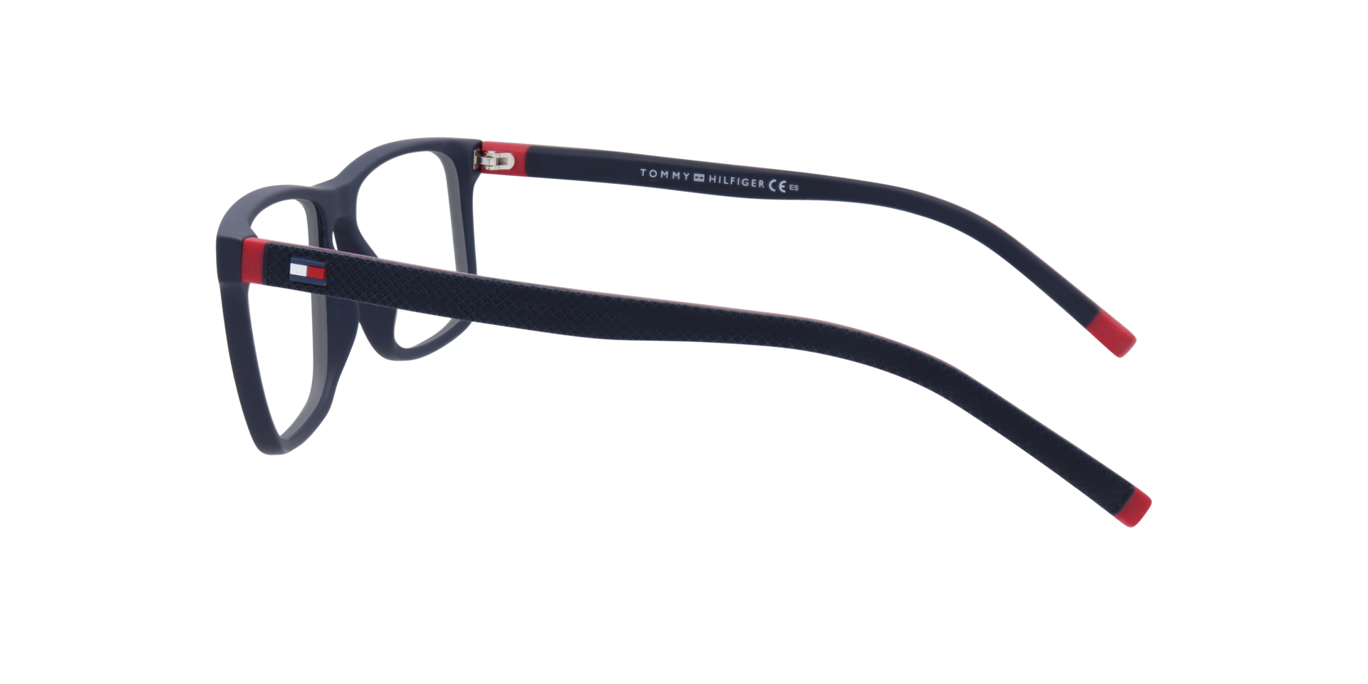 TH 1948 Blue PlasticEyeglass Frames for Glasses Direct, Side View