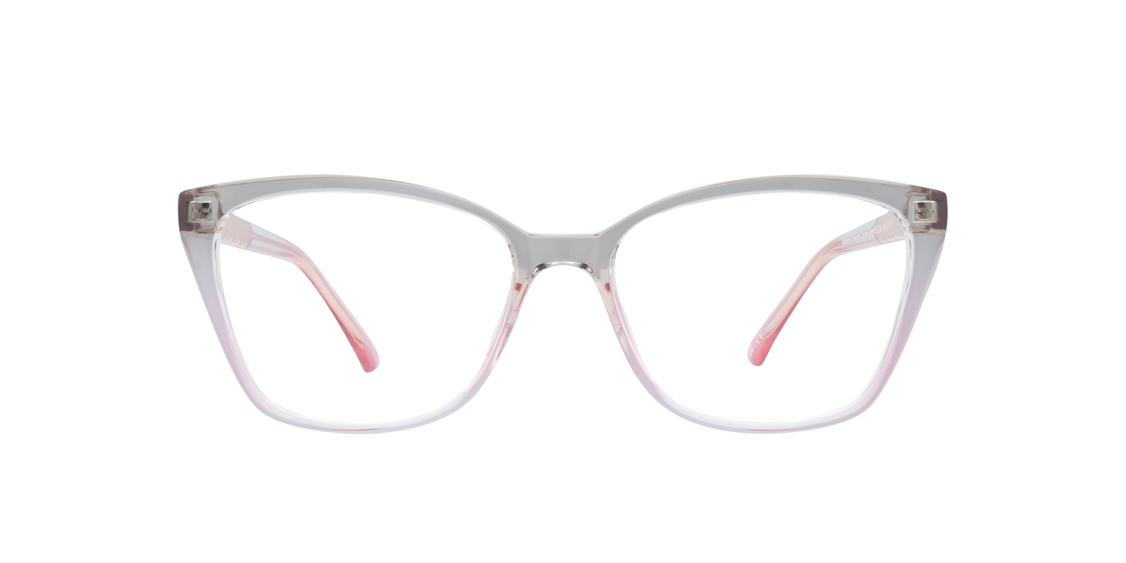 Holden Gradient Crystal Grey PlasticEyeglass Frames for Glasses Direct, Front View