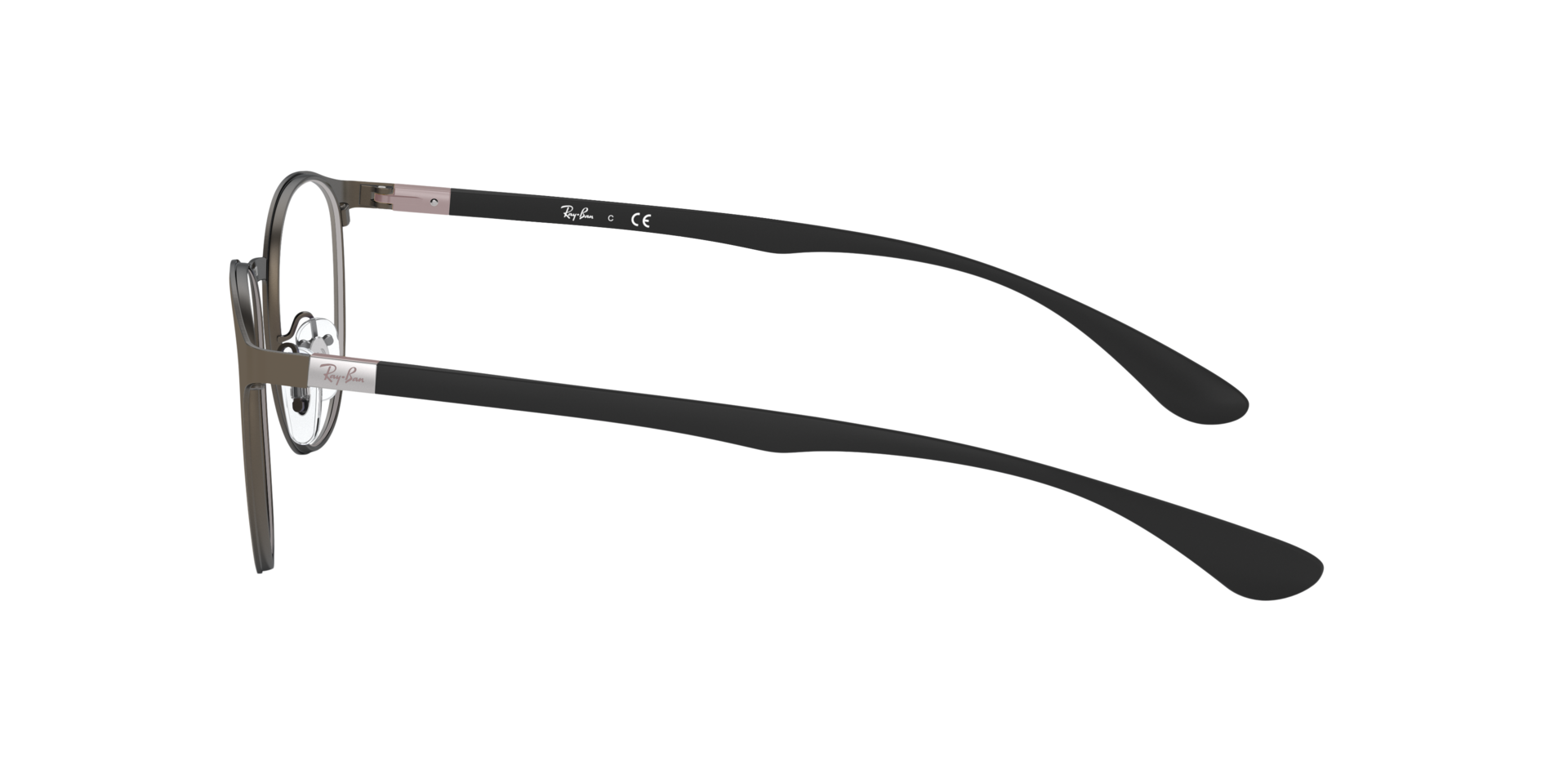 RB6355 Gunmetal MetalEyeglass Frames for Glasses Direct, Side View