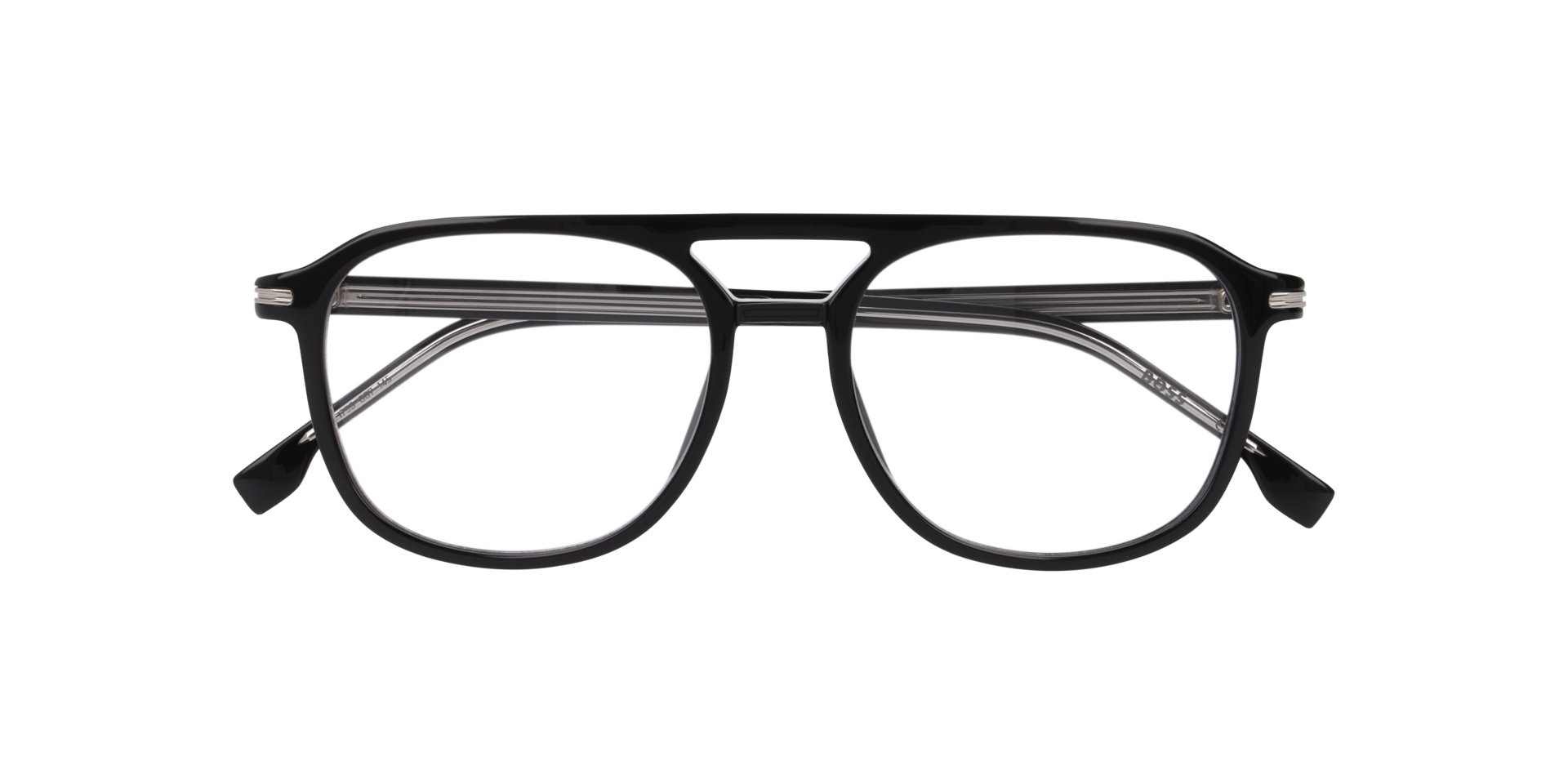 Boss 1755 Black AcetateEyeglass Frames for Glasses Direct, Closed View