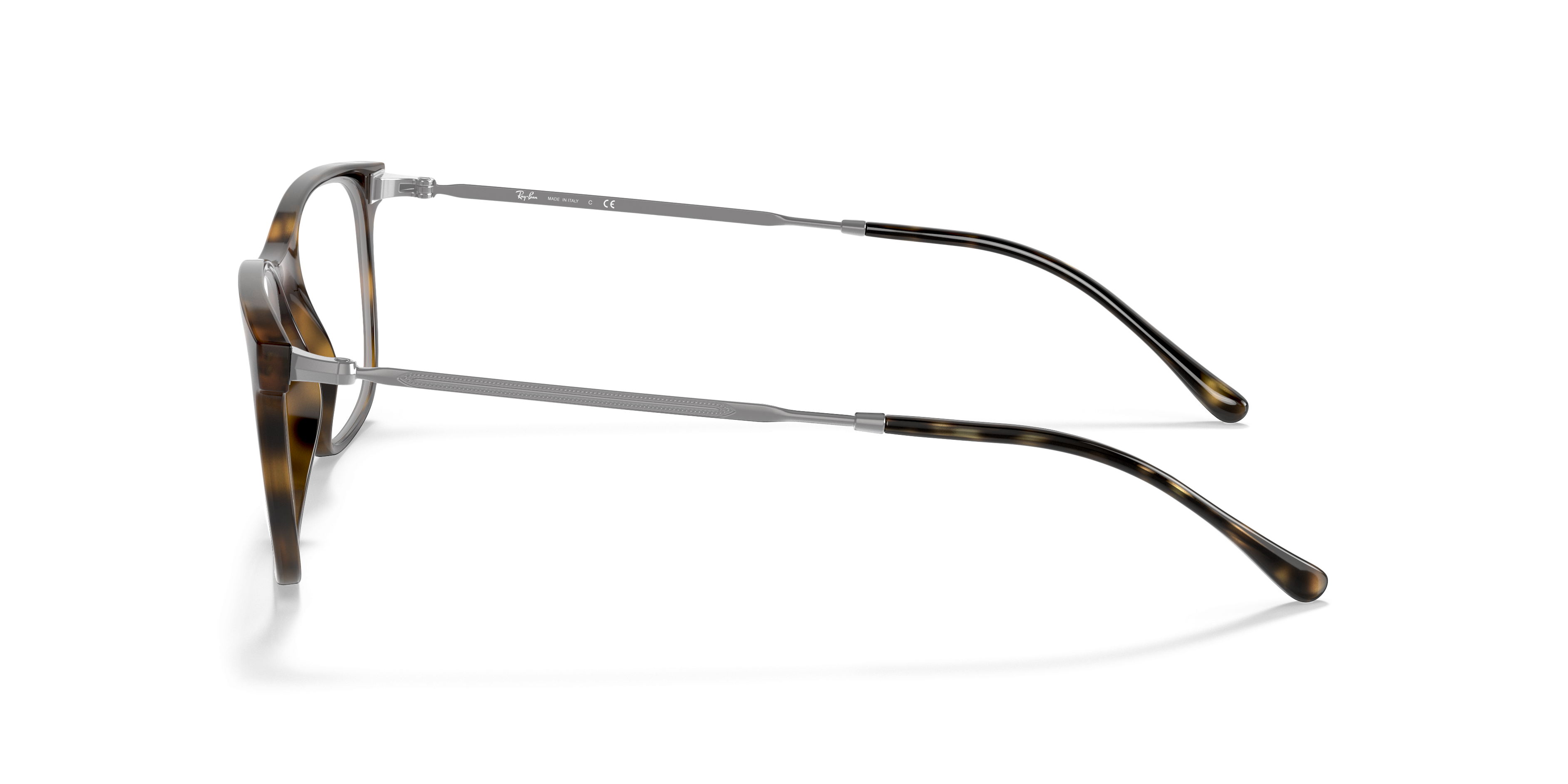 RB7244 Havana PlasticEyeglass Frames for Glasses Direct, Side View